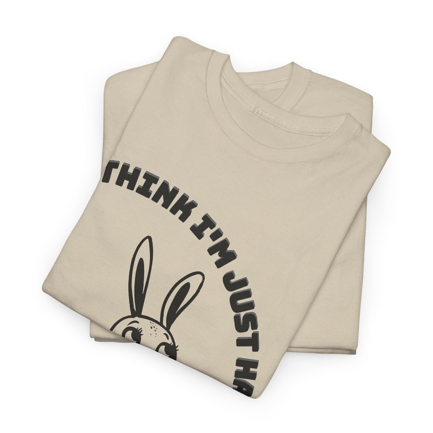 think I'm just happy nirvana song lyrics with bunny tshirt