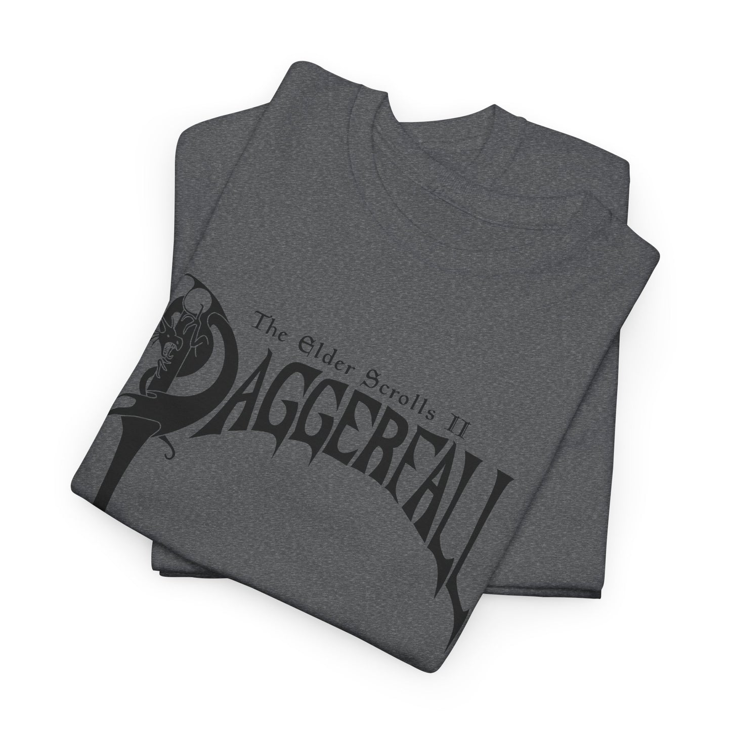 daggerfall the elder scrolls 2 1996 masterpiece video game logo in black tshirt