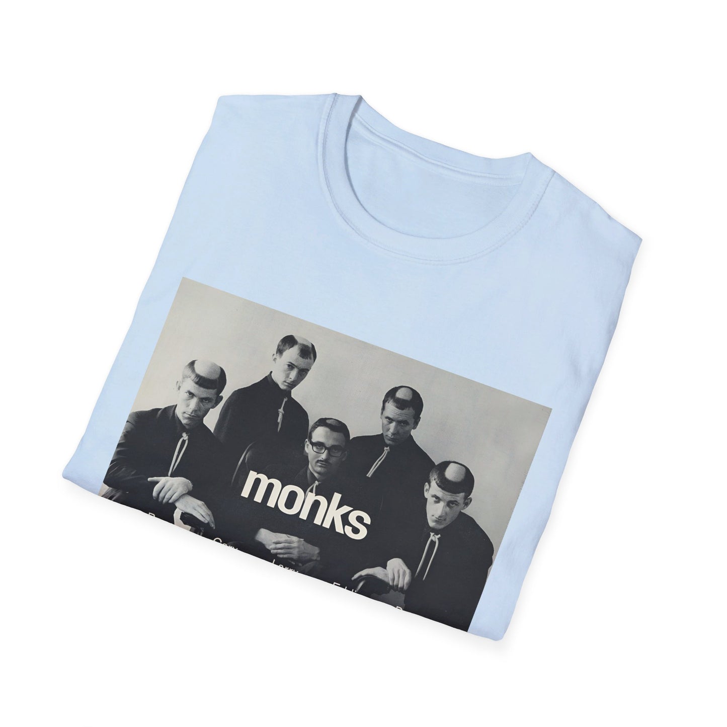 1960s experimental rock n roll band the monks tshirt