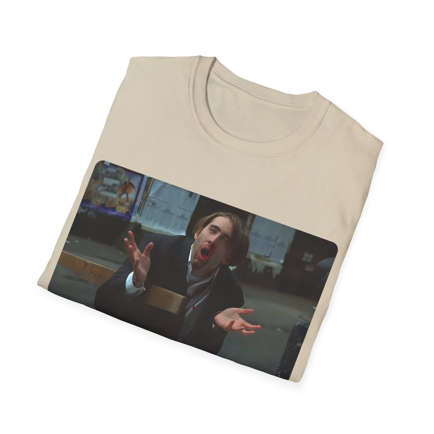 1989 nic cage vampire's kiss movie tshirt