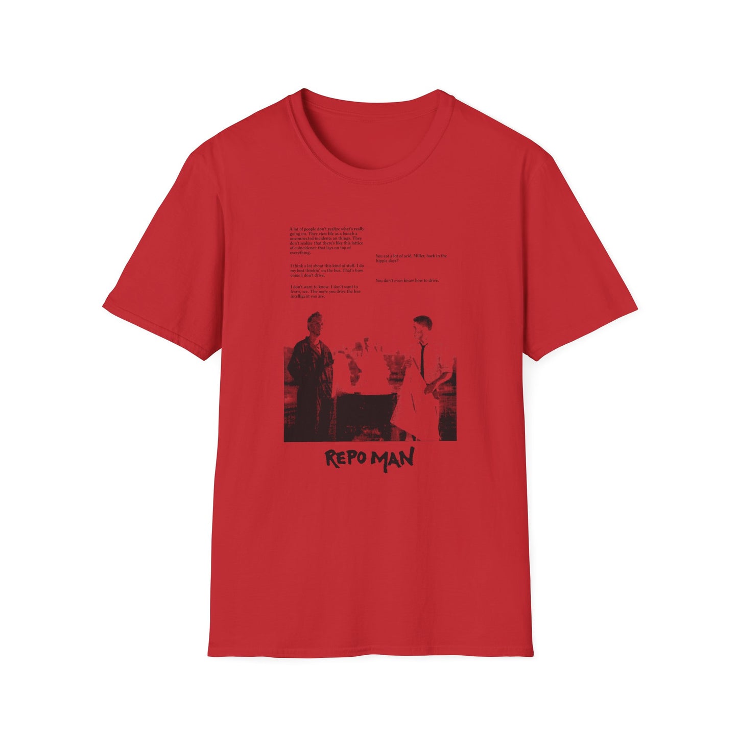 repo man otto and miller movie clip tshirt