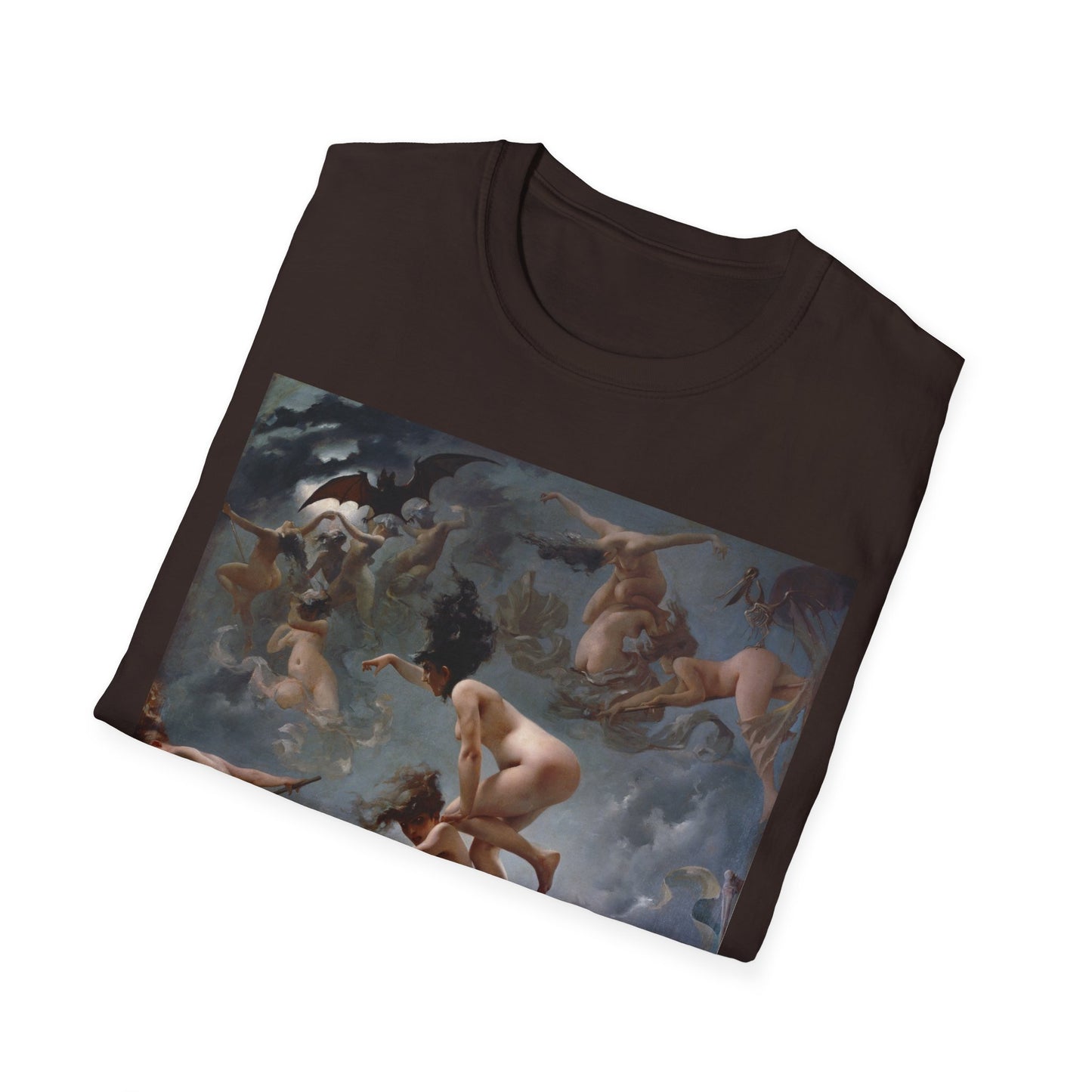 1878 painting witches going to their sabbath by luis ricardo falero tshirt