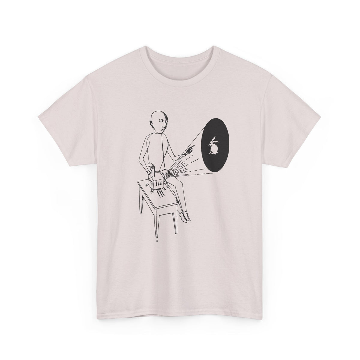 1927 laterna magica ink illustration by gottfried brockmann tshirt