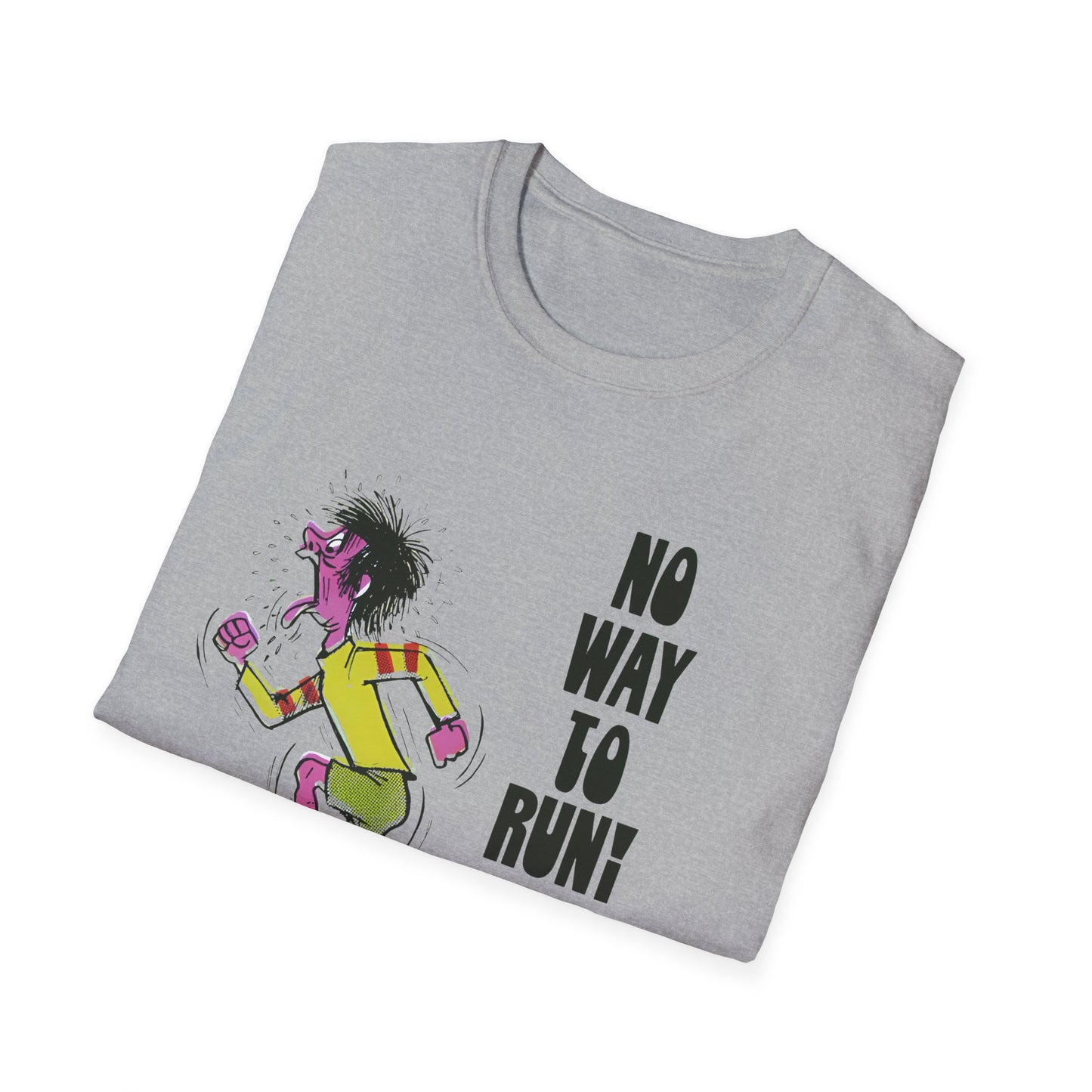 1960s/70s anti-drug poster no way to run (drugs) by smartset smarteen s.o.s tshirt