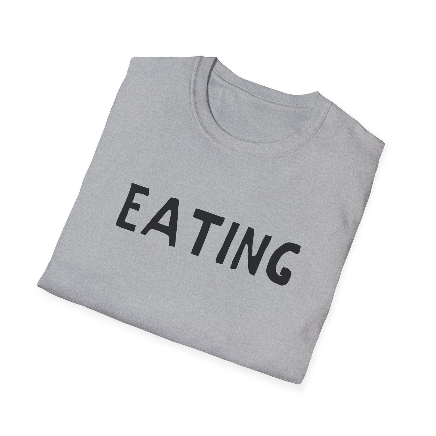 eating hand drawn font tshirt