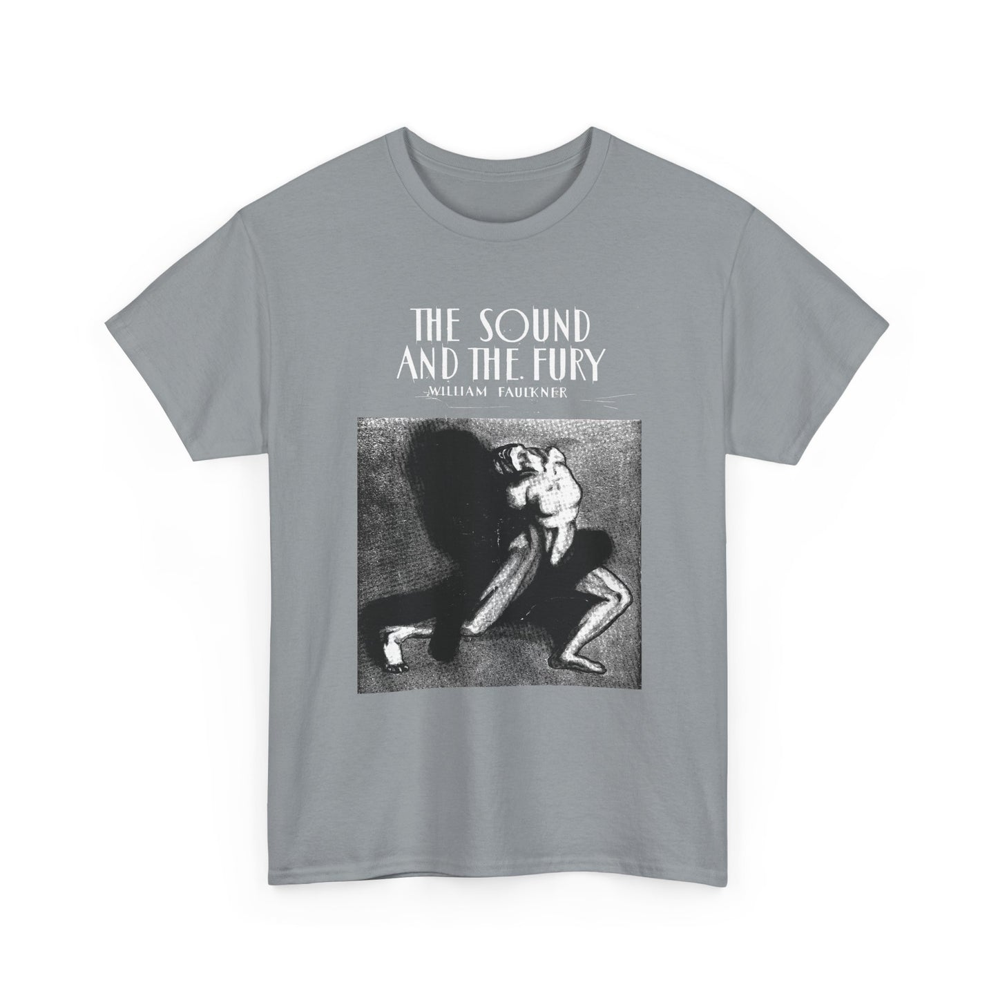1929 the sound and the fury by william faulkner book cover edit tshirt