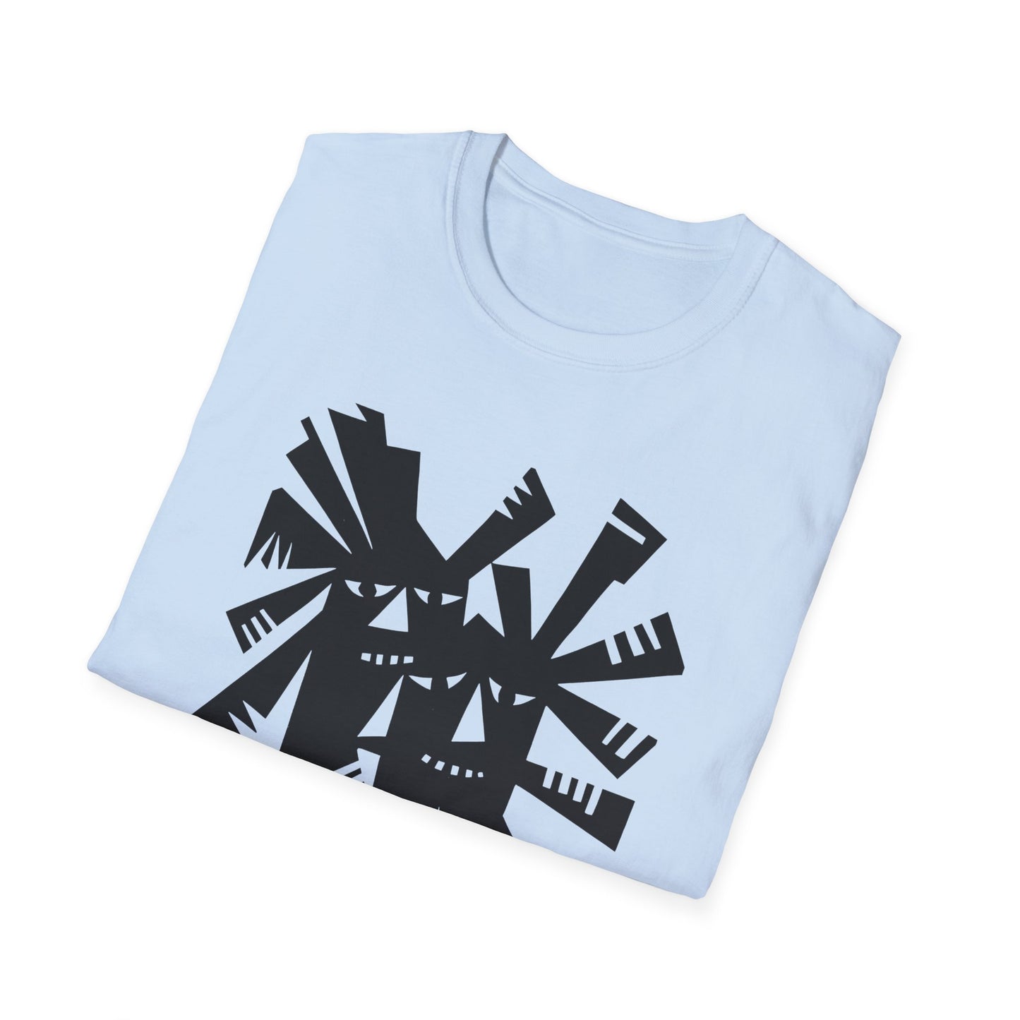 1966 don quixote windmill illustration by tadeusz michaluk tshirt