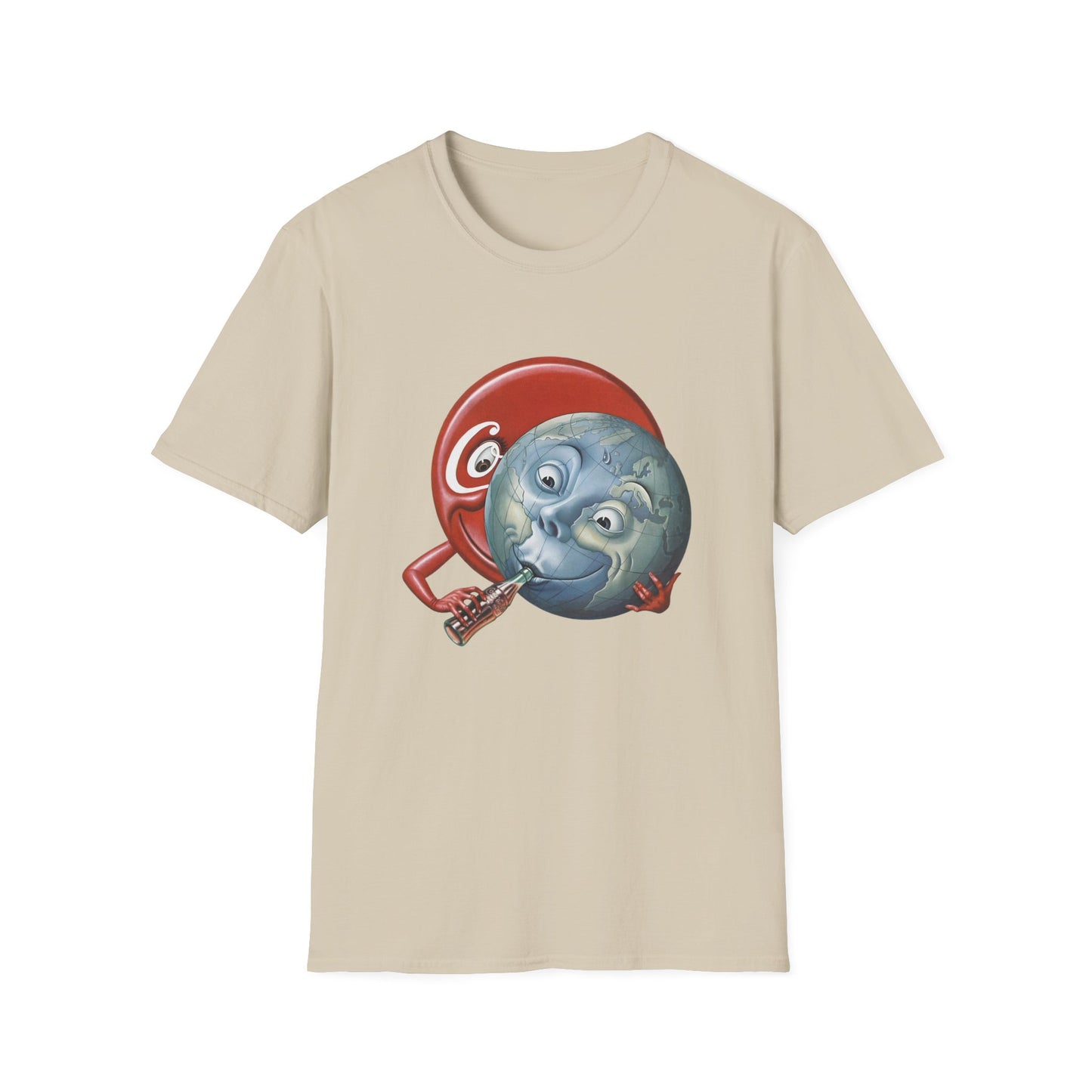 1950 world and friend coke suckling the earth by boris artzybasheff tshirt