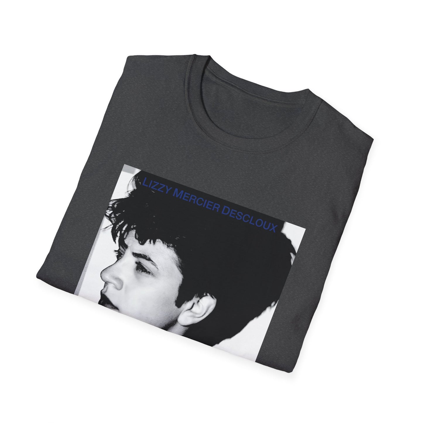 lizzy mercier descloux 1979 press color album cover tshirt