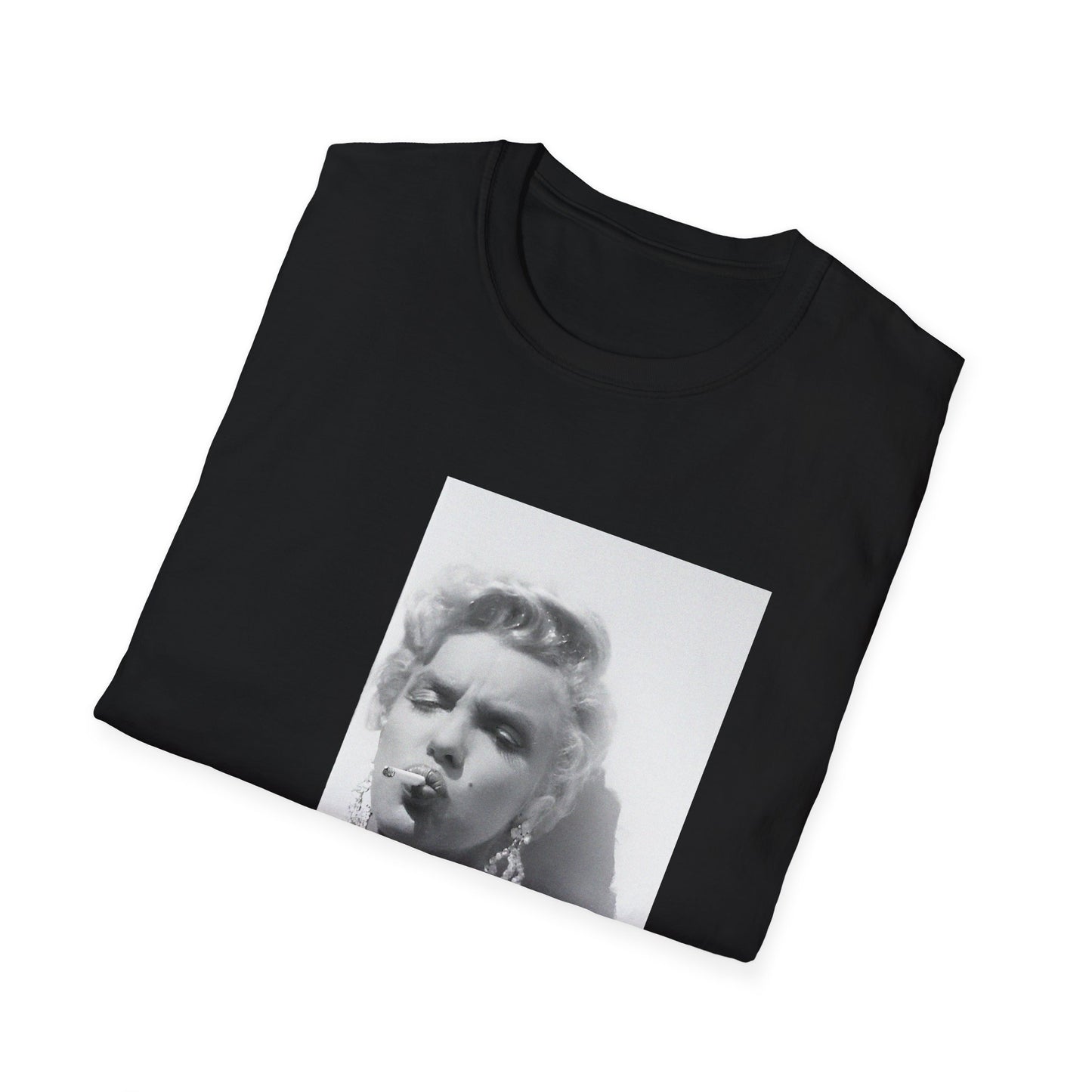 marilyn monroe smoking a cigarette tshirt