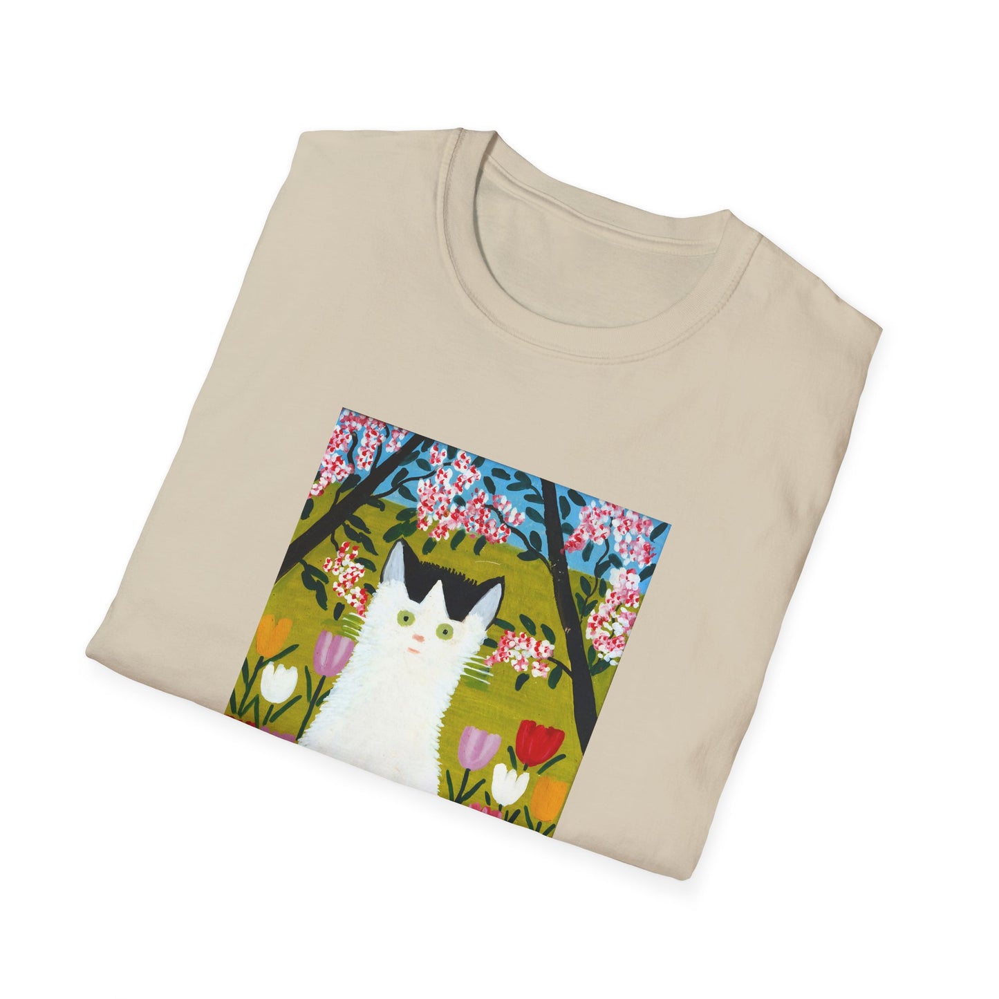 maud lewis nova scotia canadian folk artist white and black cat tshirt