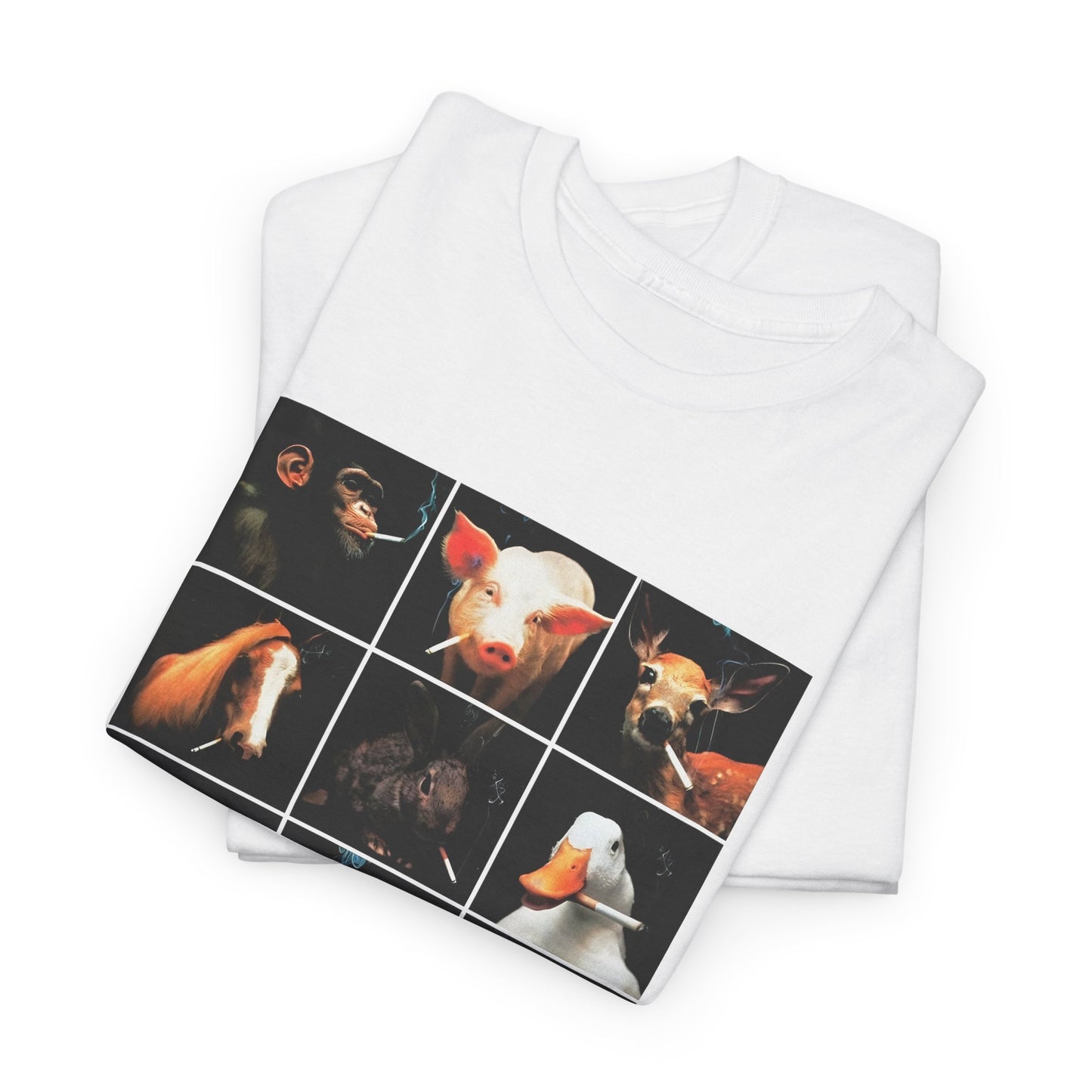 1990s anti smoking campaign poster it looks just as stupid when you do it reproduction tshirt