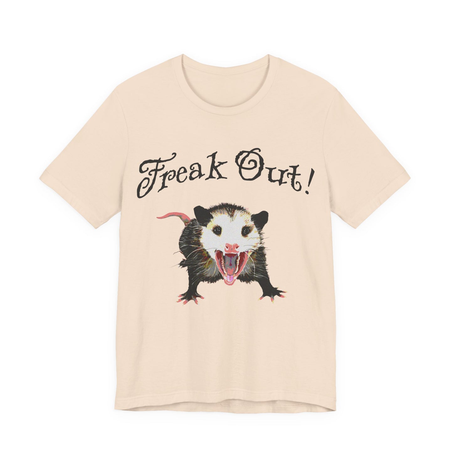 freak out! opossum (possum) tshirt