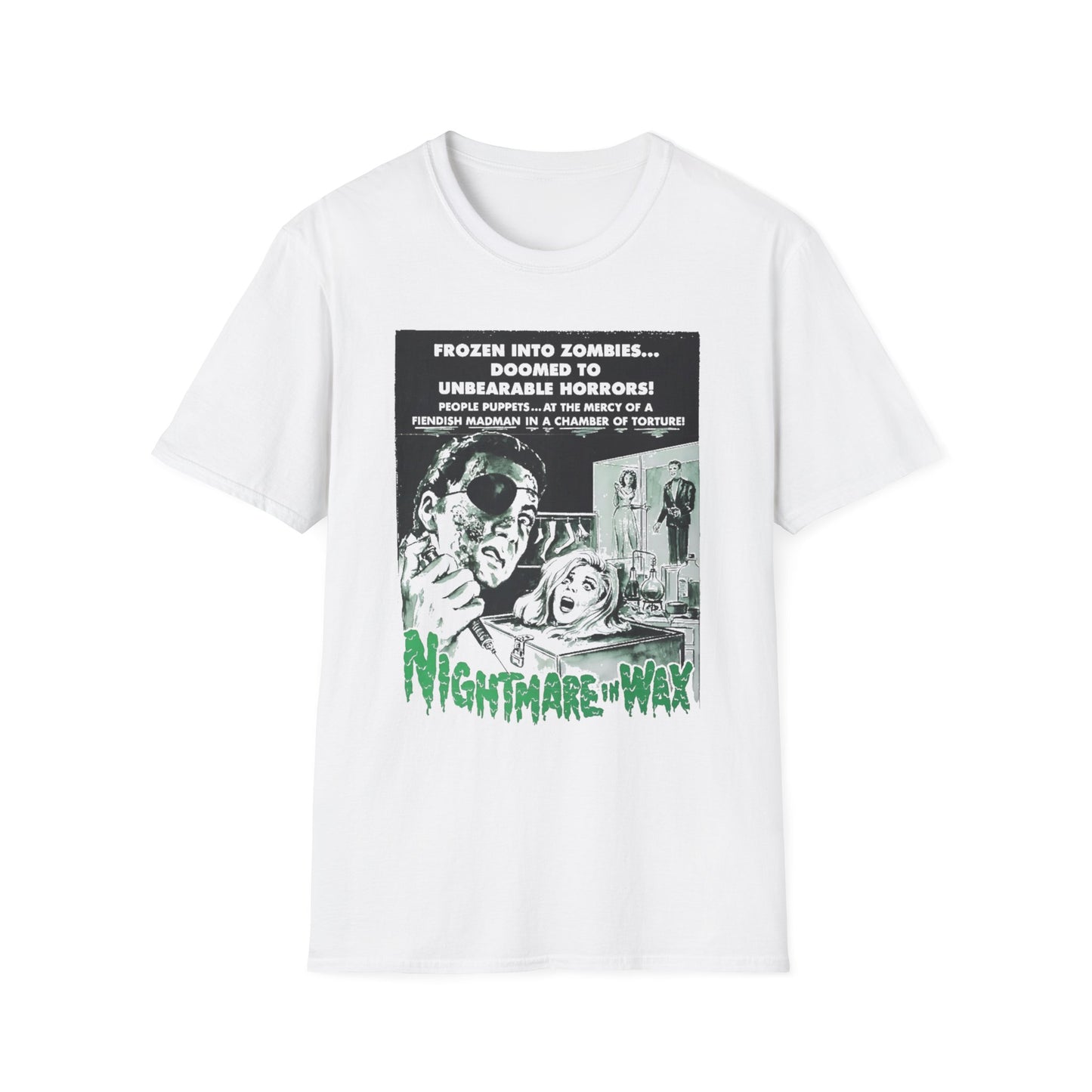 1969 movie poster tshirt nightmare in wax