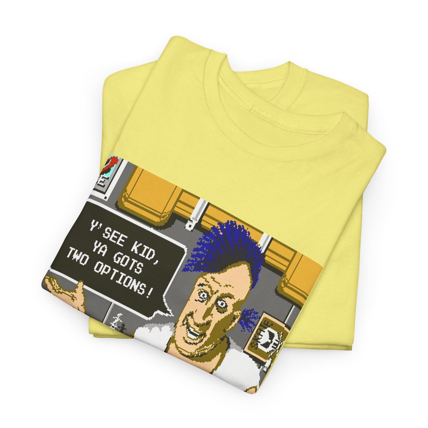 1987 skate or die! video game ya gots two options tshirt