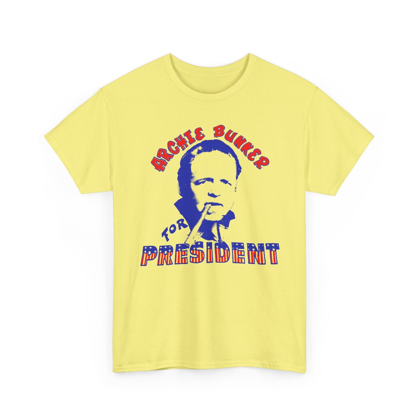 vintage archie bunker for president reproduction tshirt