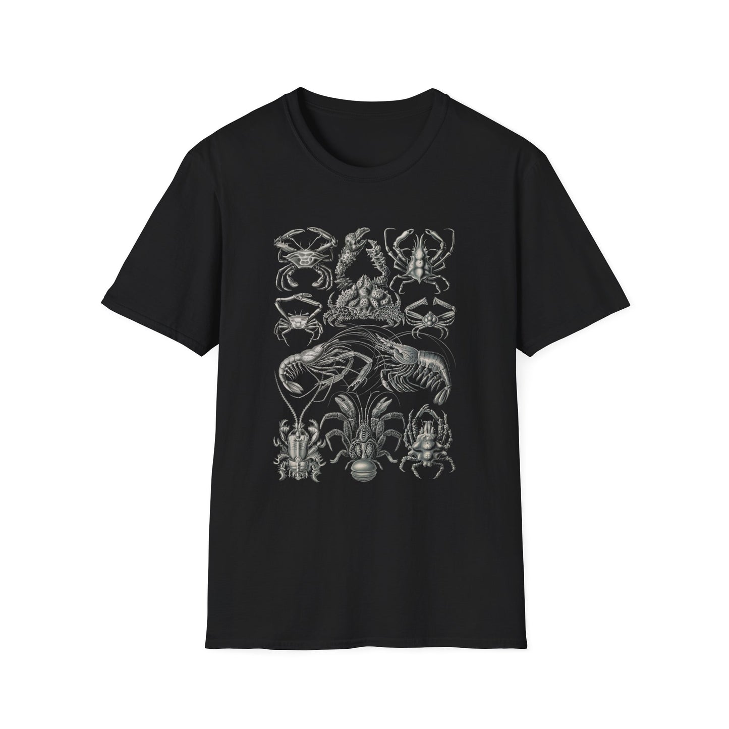 1904 crustacean (decapoda) lithograph by adolf giltsch after sketch by ernst haeckel from art forms of nature tshirt