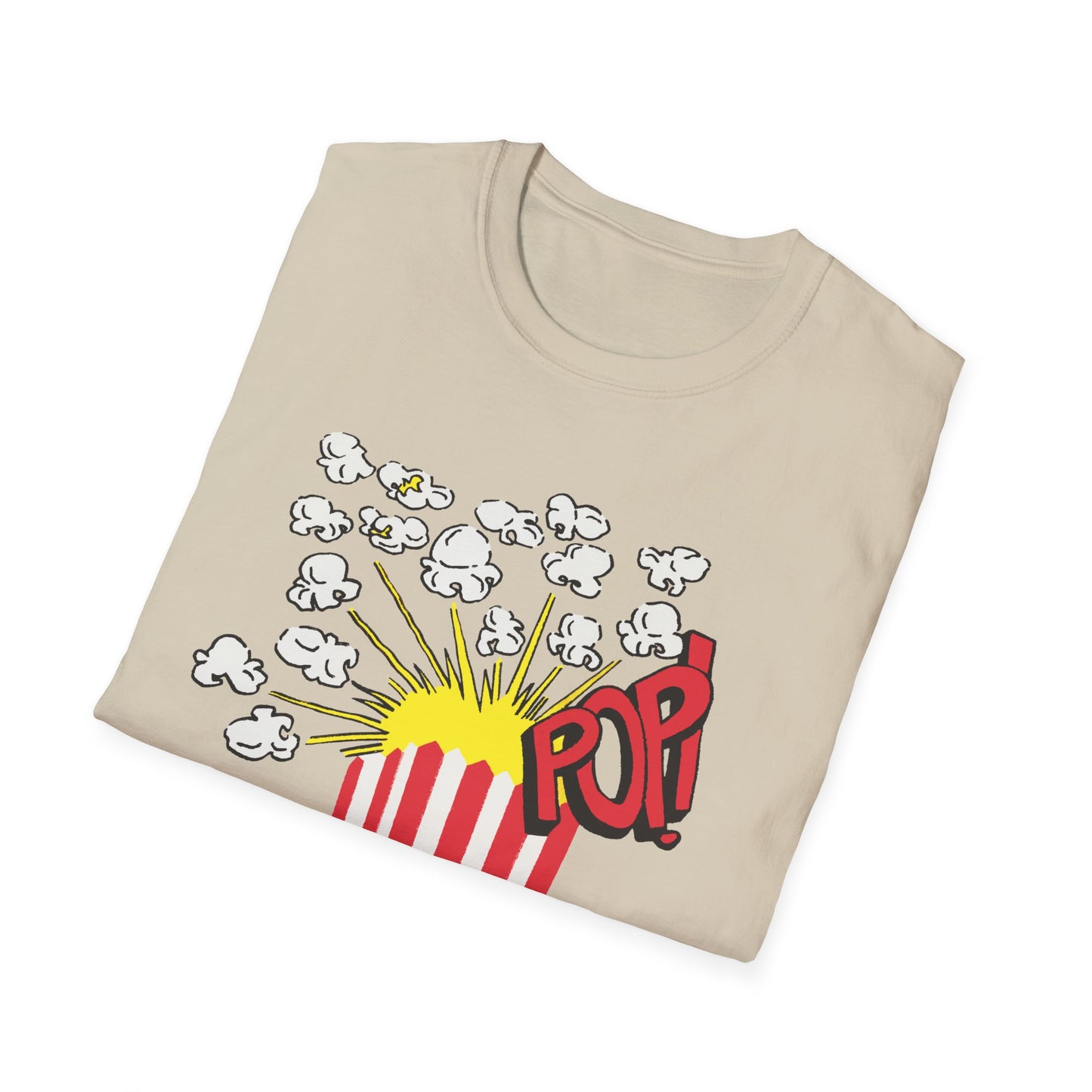 vintage 1980s popcorn image tshirt