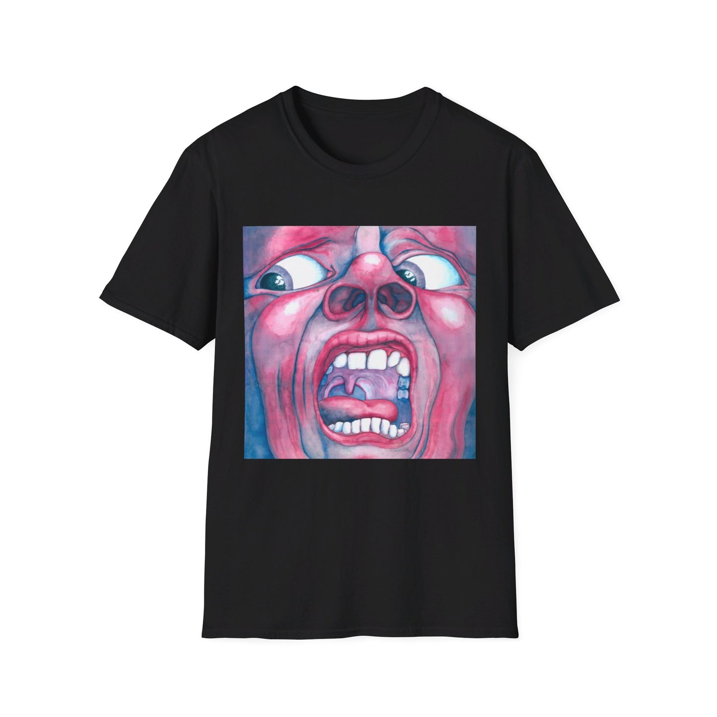 king crimson in the court of the crimson king 1969 album cover tshirt