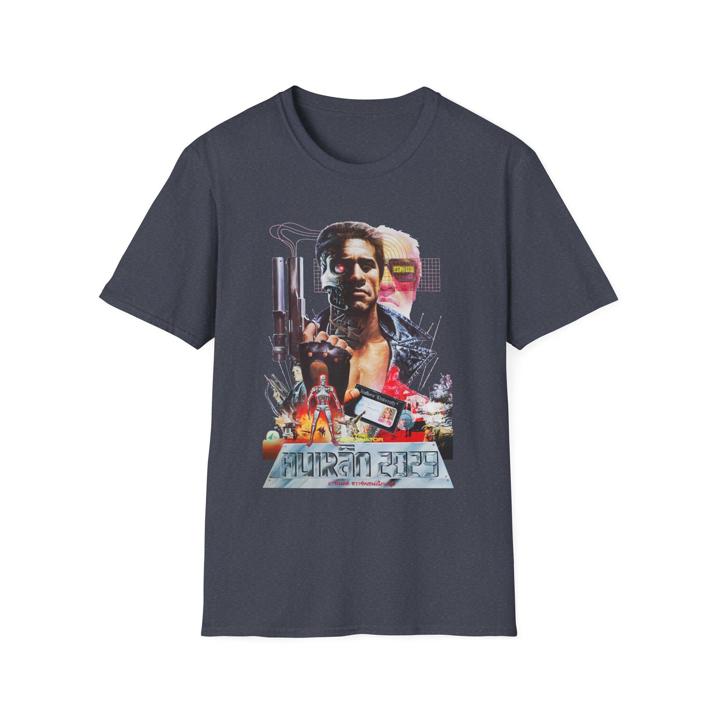 the terminator 1984 thailand movie poster tshirt