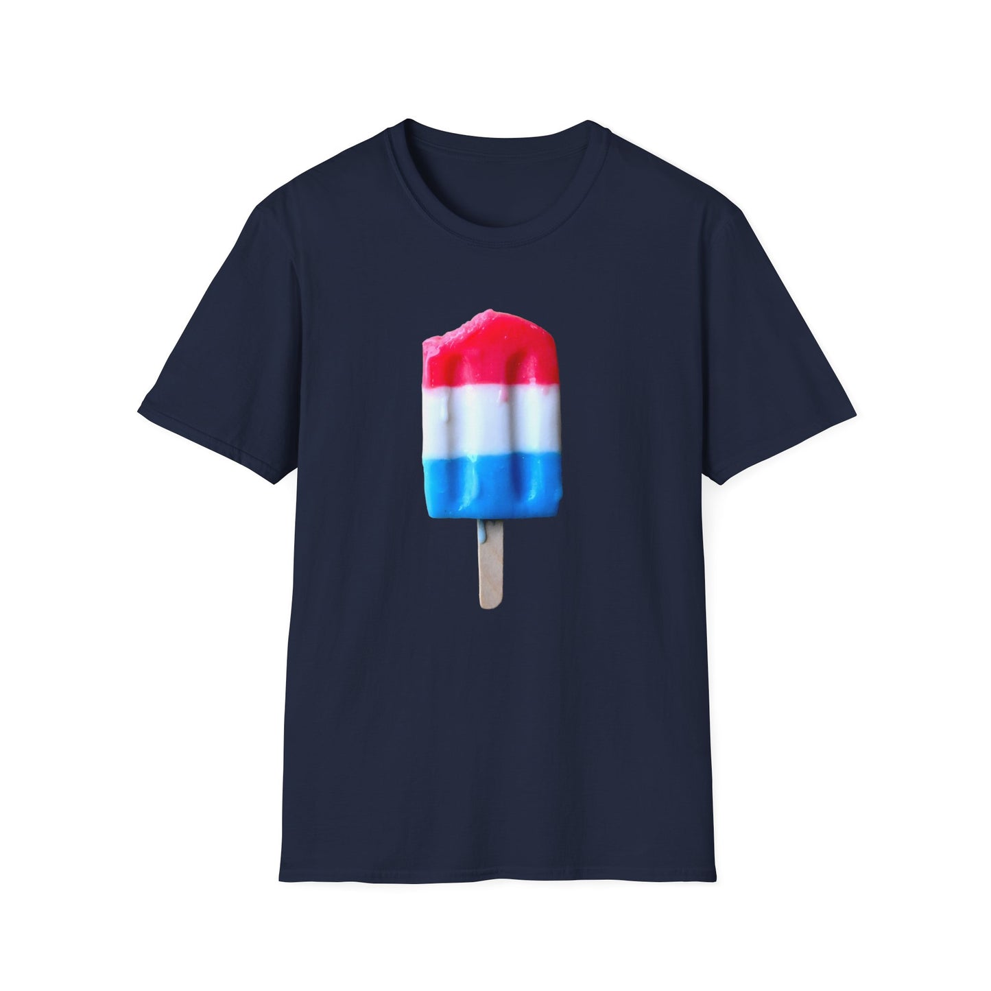 classic red white blue popsicle tshirt