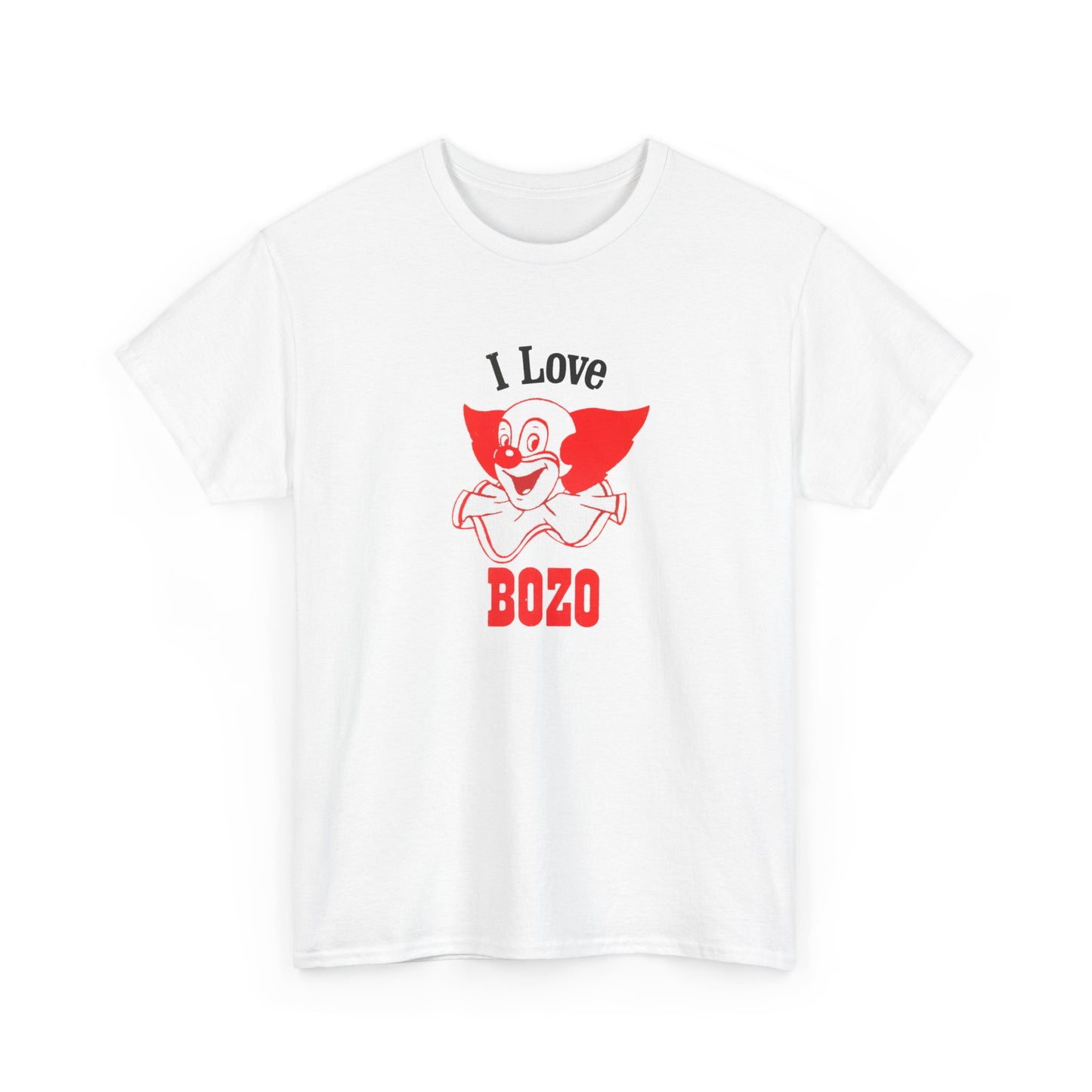 i love bozo vintage reproduction tshirt
