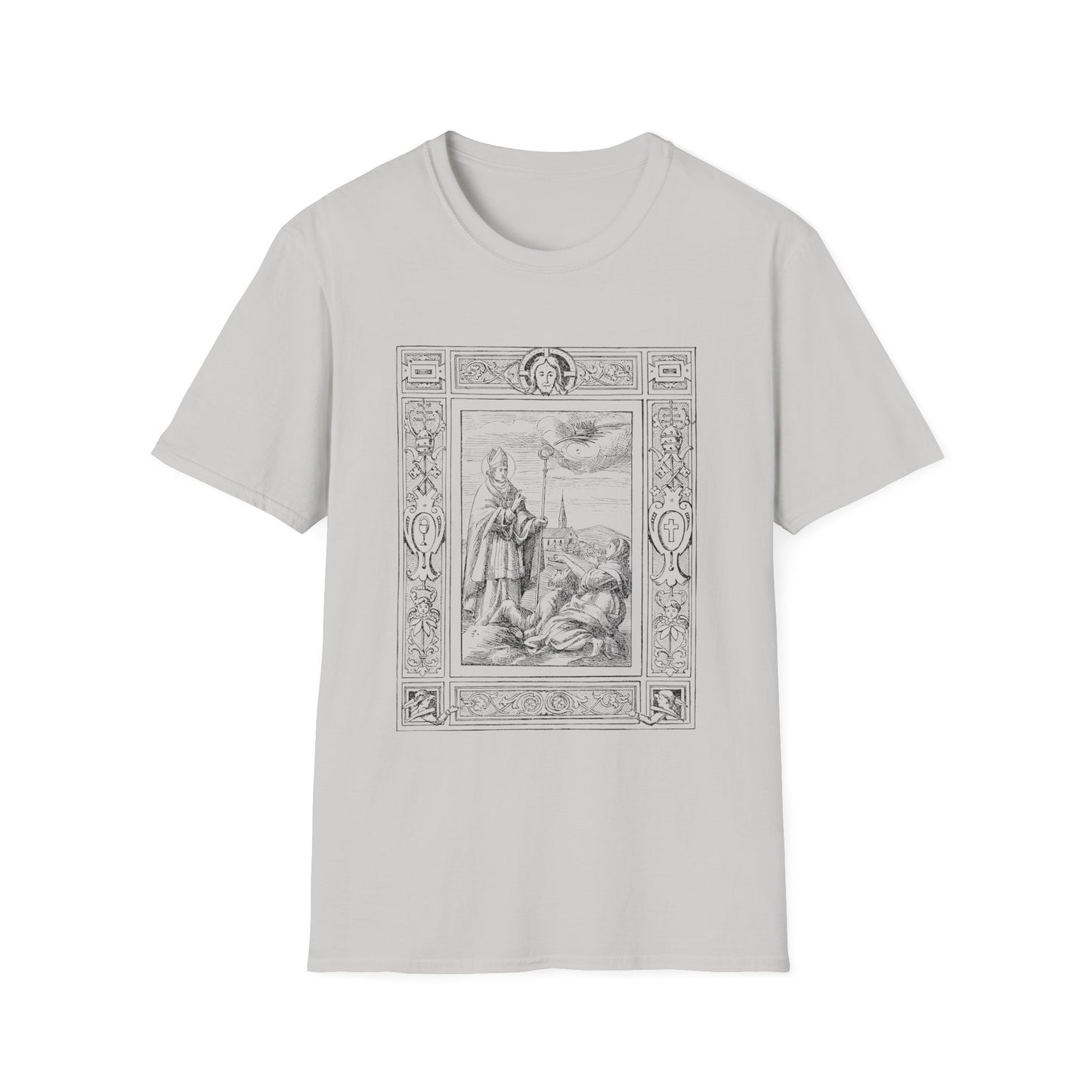 saint valentine healing epilepsy illustrated by dr. frantisek ehrmann circa 1899 tshirt