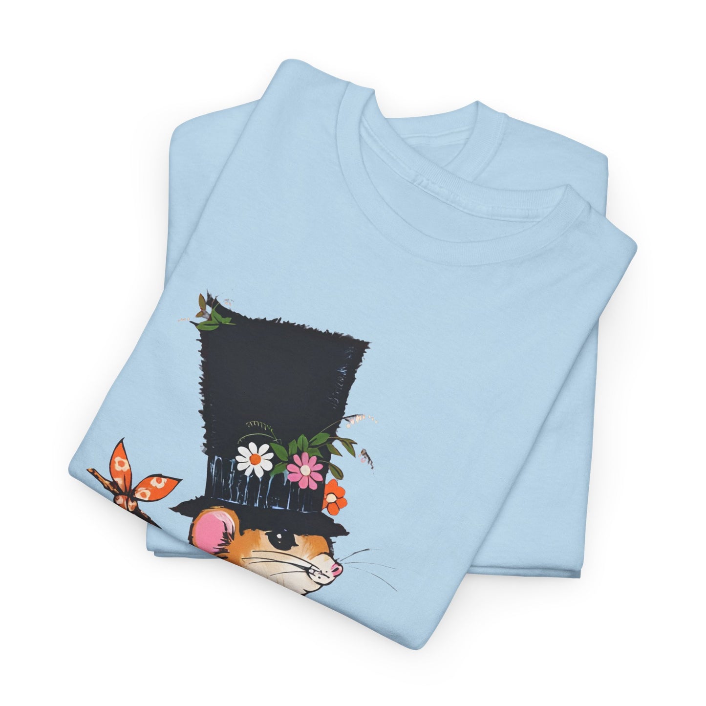 1970s vintage graphic novelty hobo mouse reproduction tshirt