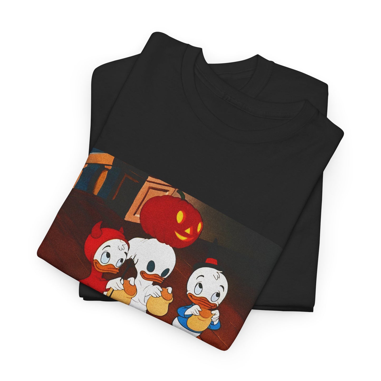 1982 huey dewey and louie halloween cartoon reproduction tshirt