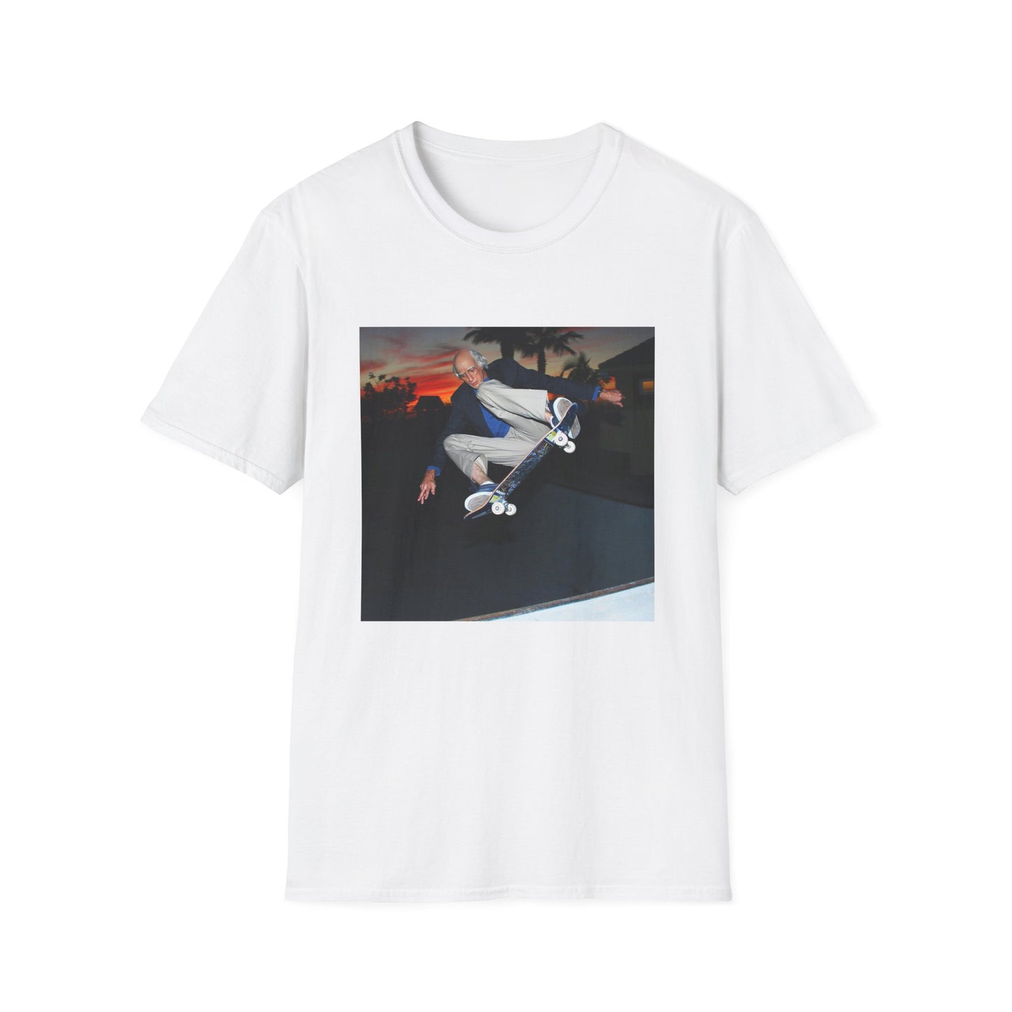 tony hawk as larry david photo tshirt