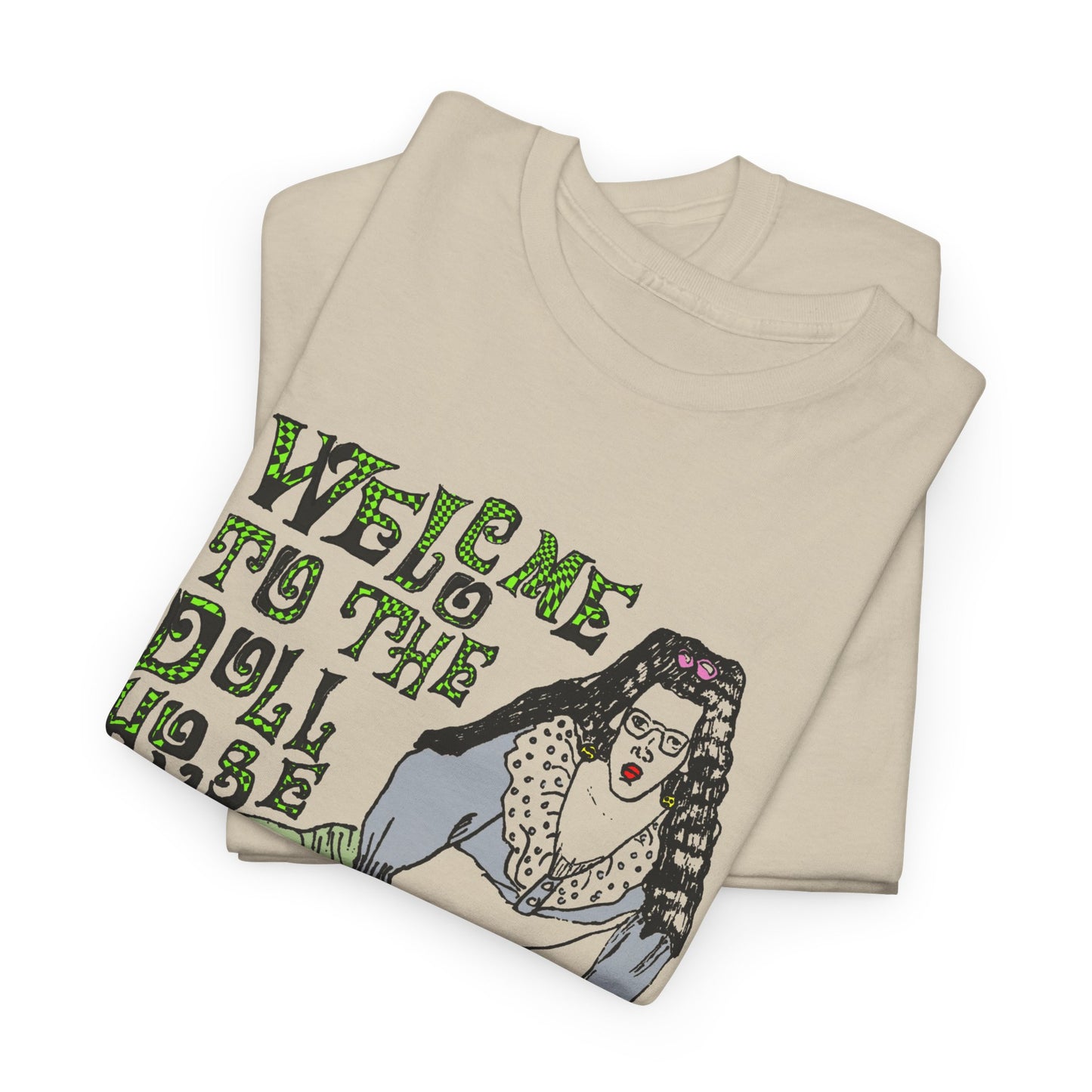 welcome to the dollhouse original drawing tshirt