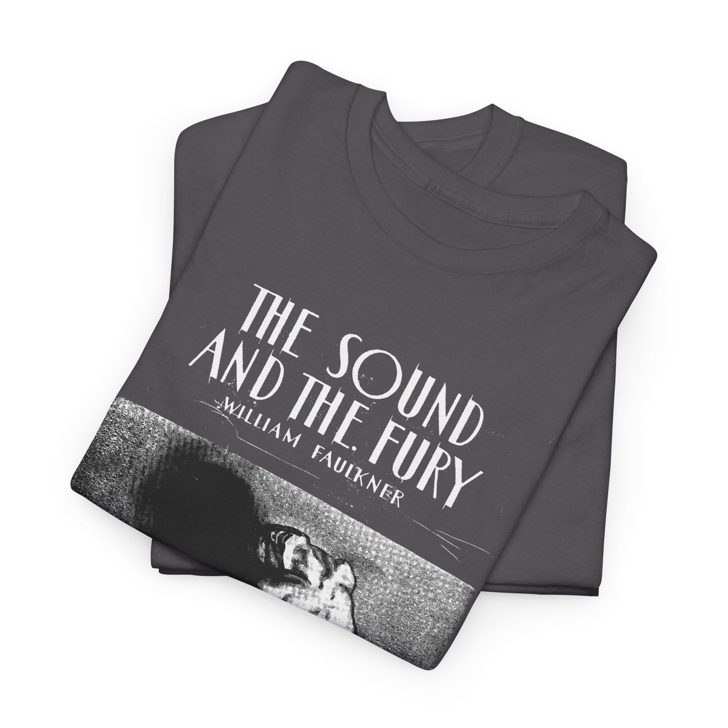 1929 the sound and the fury by william faulkner book cover edit tshirt