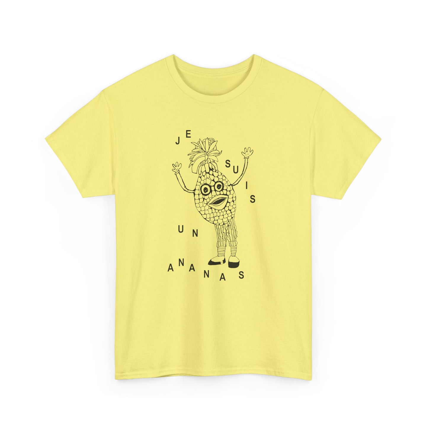 original sketch je suis un ananas téléfrançais! (i am a pineapple) tshirt