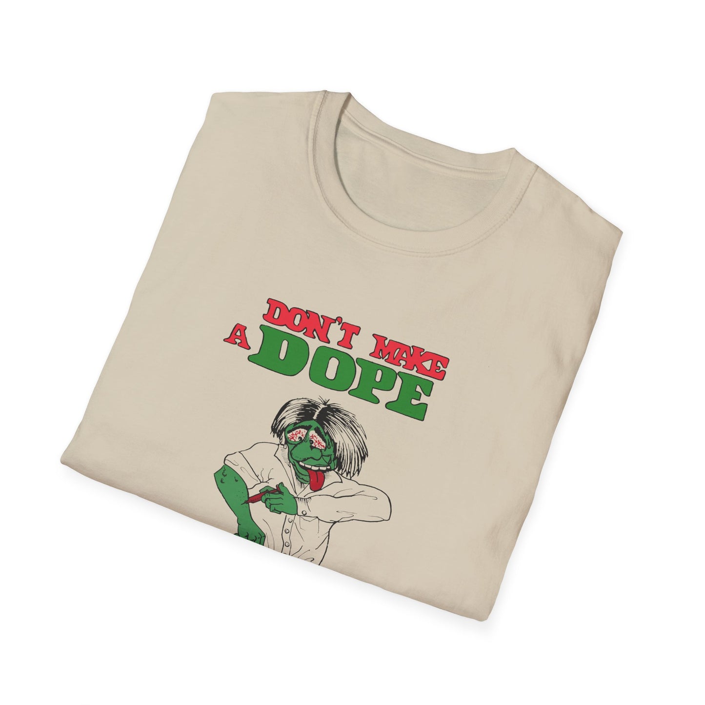 1960s anti drug poster don't make a dope of yourself by smartset smarteen s.o.s tshirt