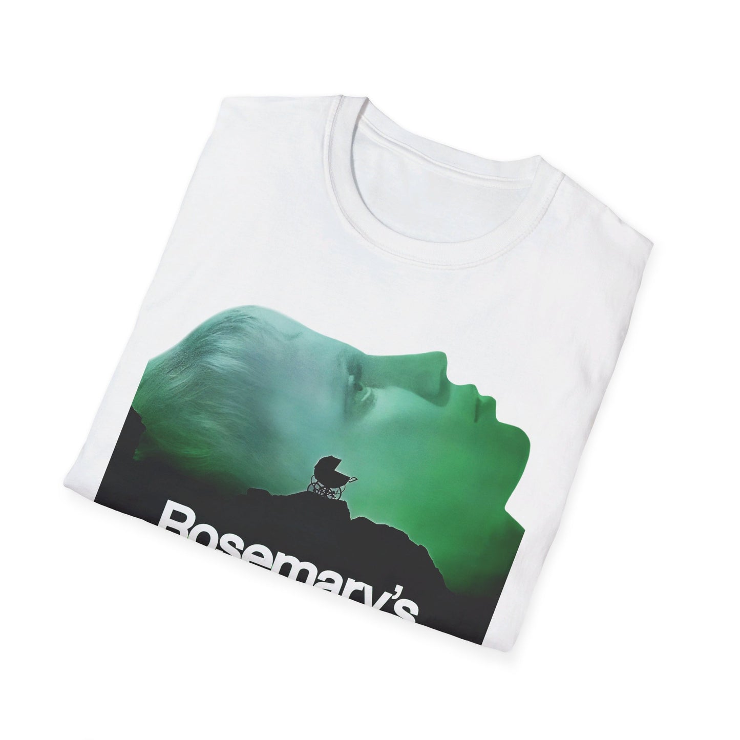 1968 roman polanski's rosemary's baby movie poster tshirt