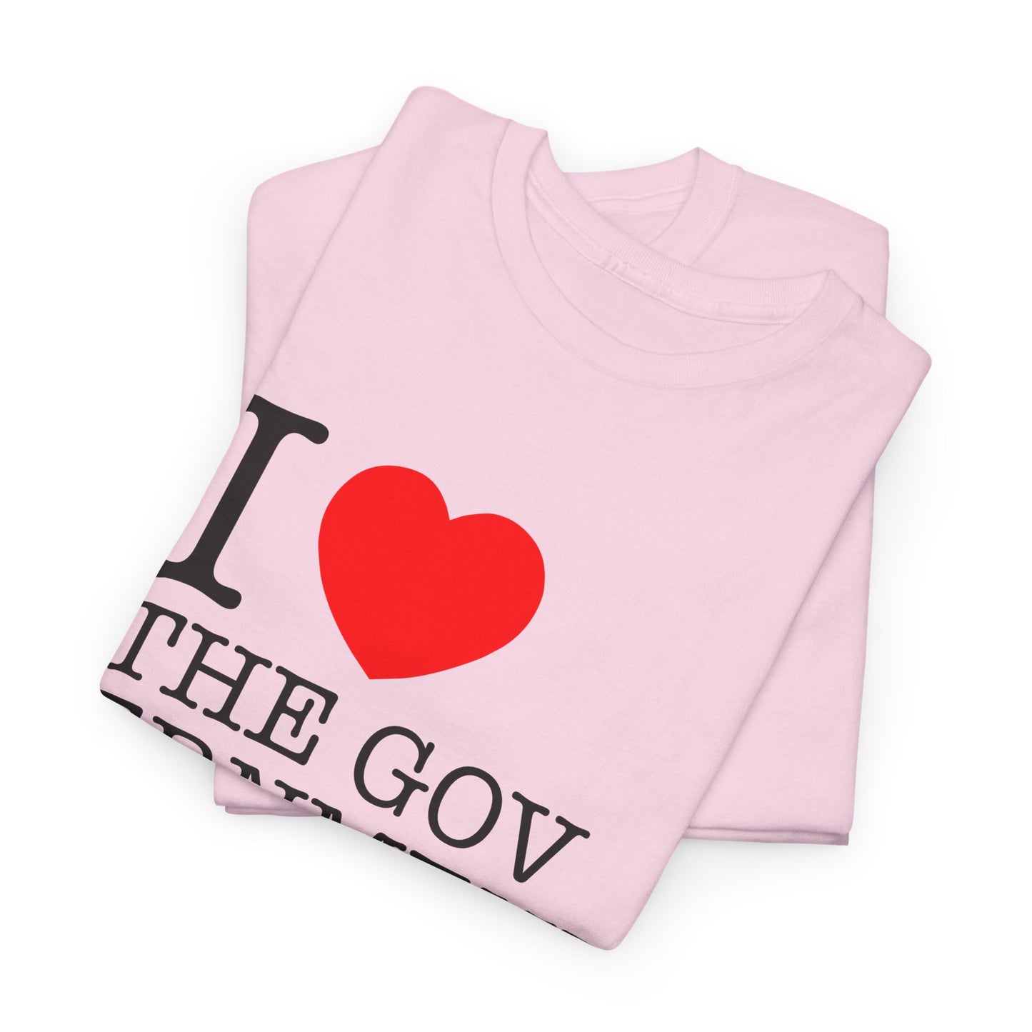 i heart the government tshirt