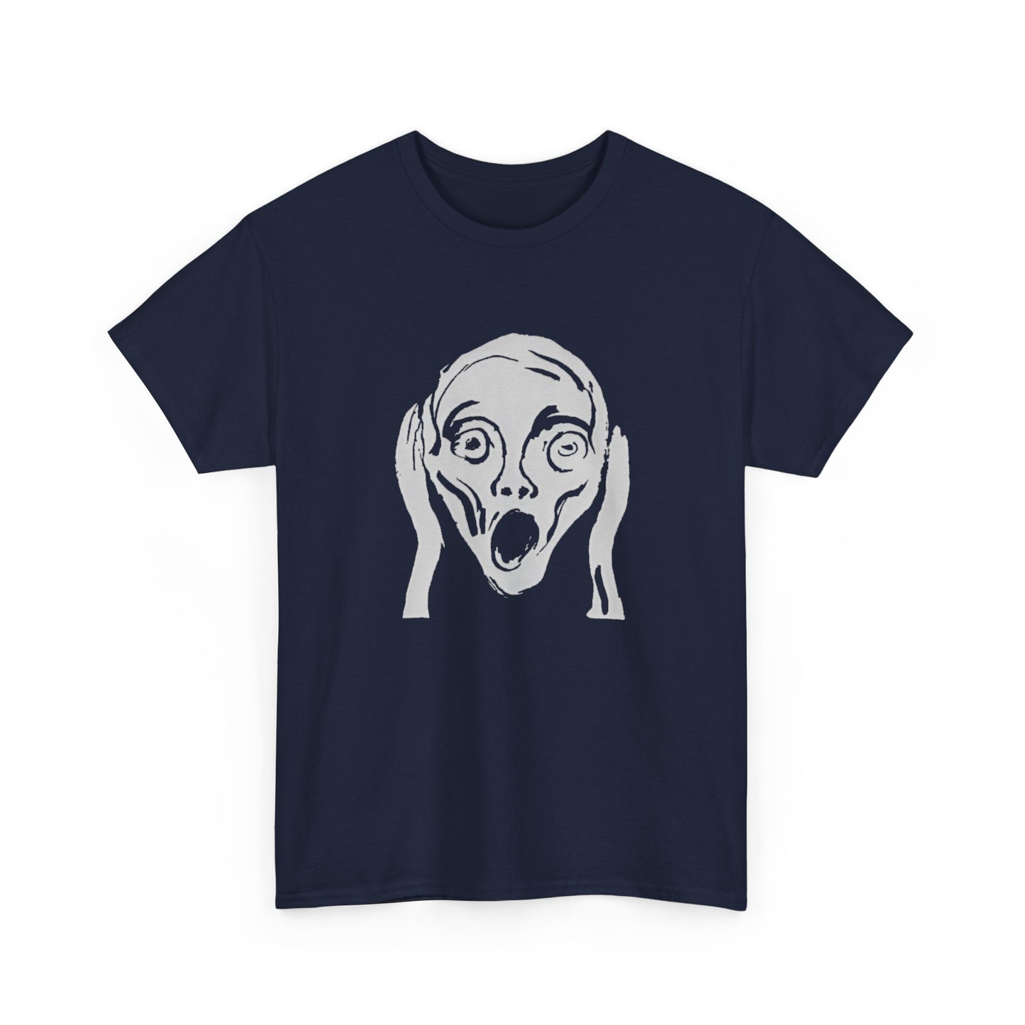 late 1800s edvard munch's scream undated drawing tshirt