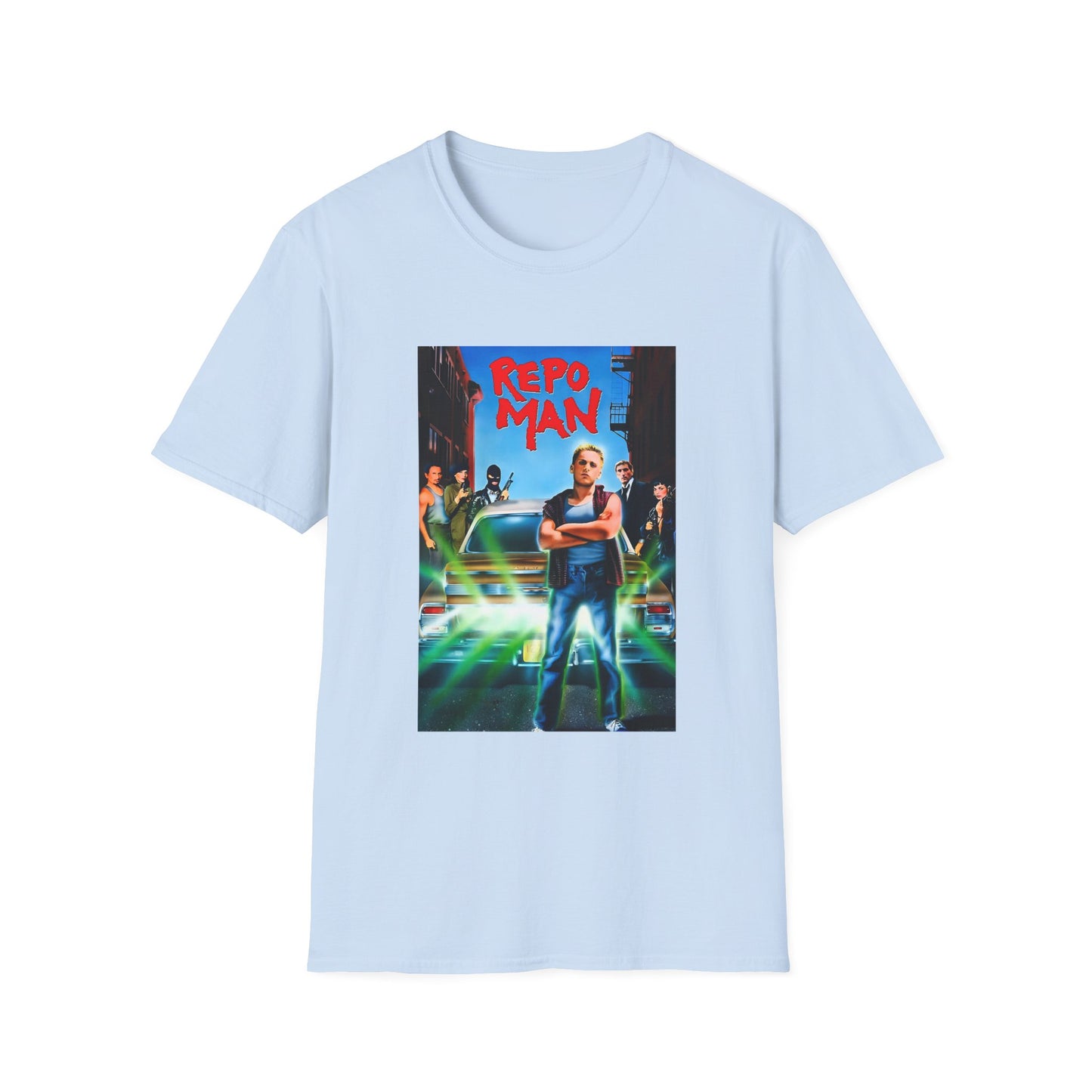 1984 repo man movie poster tshirt