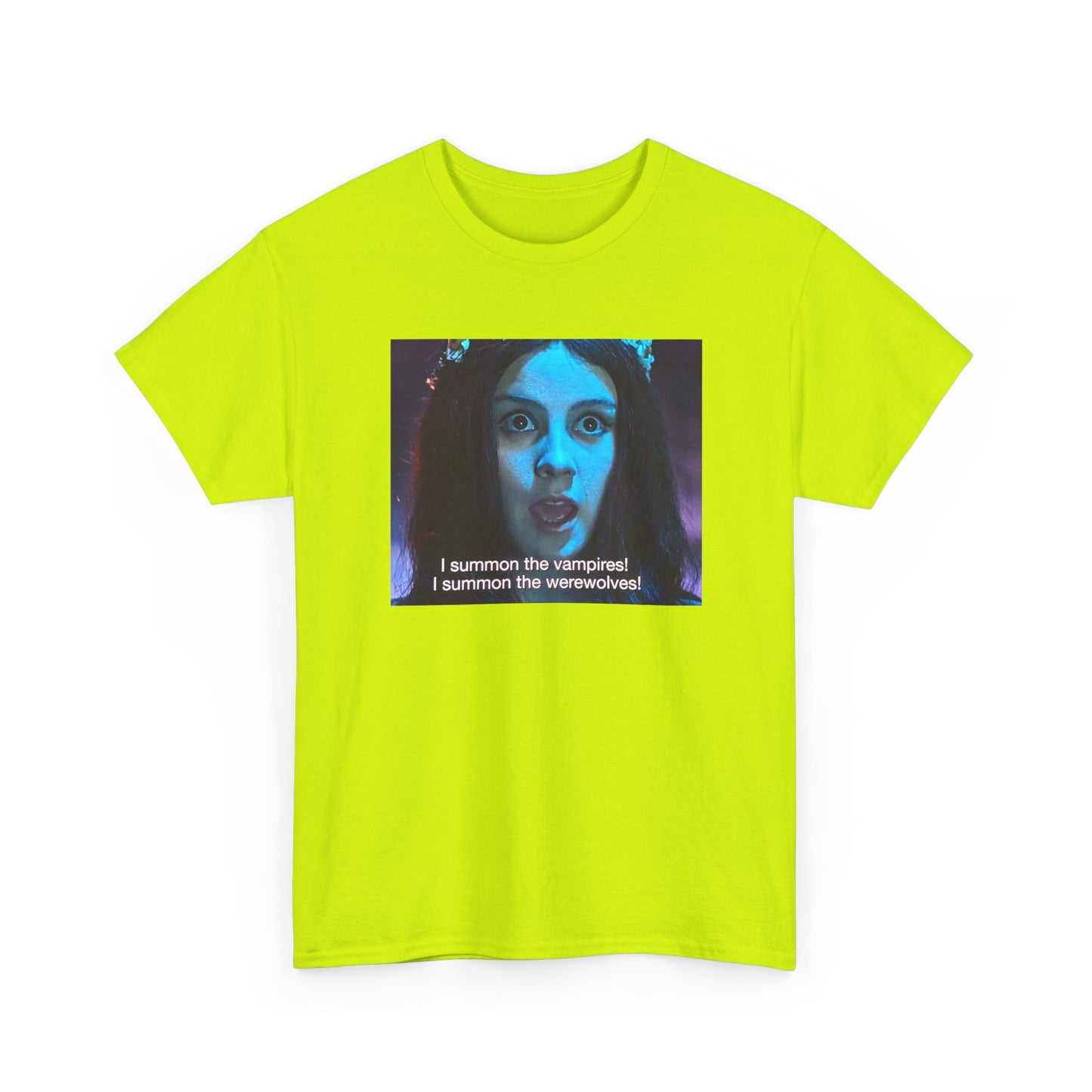 1967 viy movie scene witch girl i summon the vampires i summon the werewolves tshirt