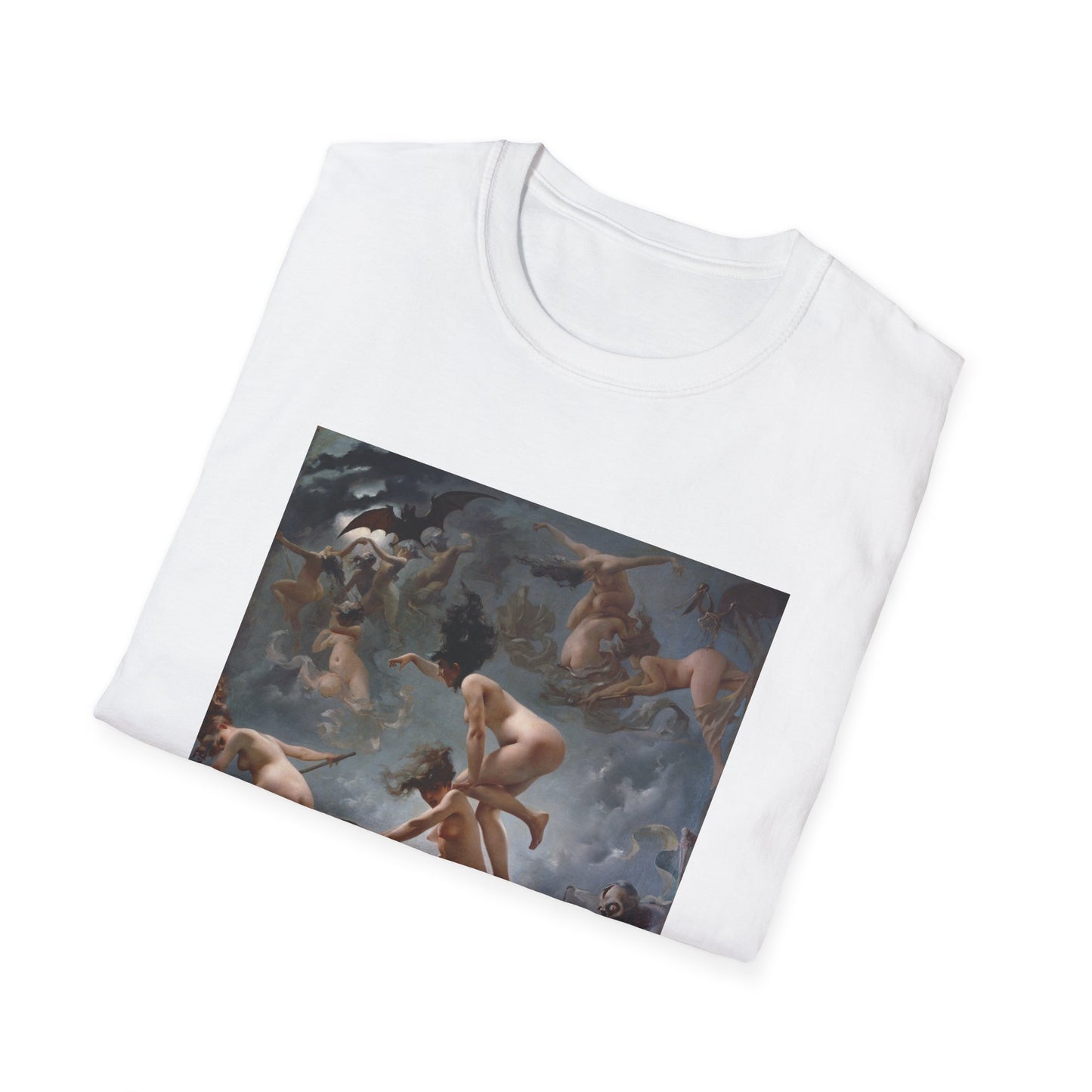 1878 painting witches going to their sabbath by luis ricardo falero tshirt