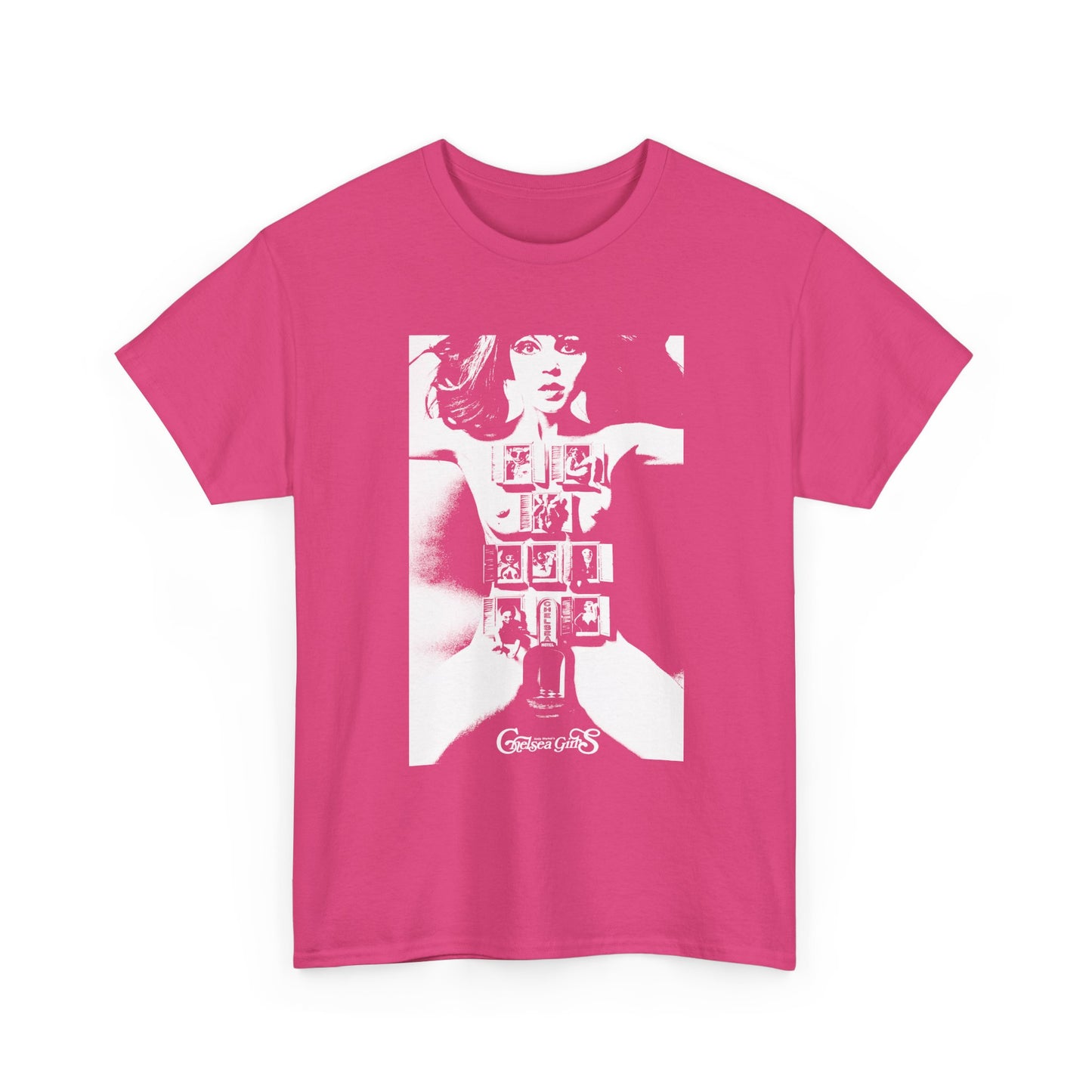 1966 experimental warhol movie chelsea girls movie poster reproduction tshirt