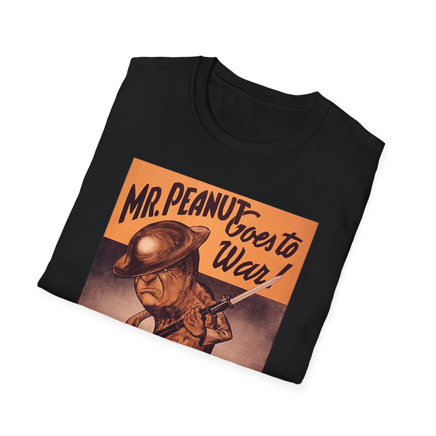 1942 mr. peanut goes to war tshirt from the united states department of agriculture war boards