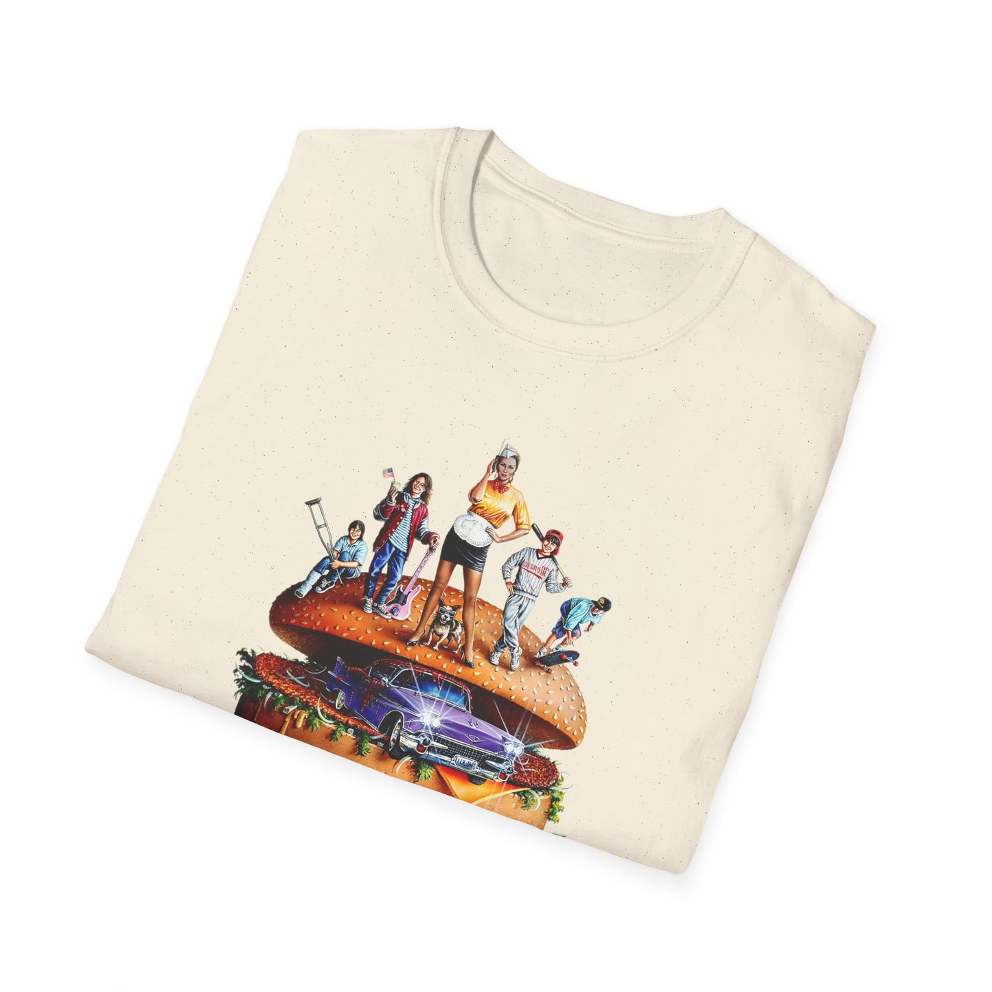 1991 movie don't tell mom the babysitter's dead german movie poster fast food family tshirt