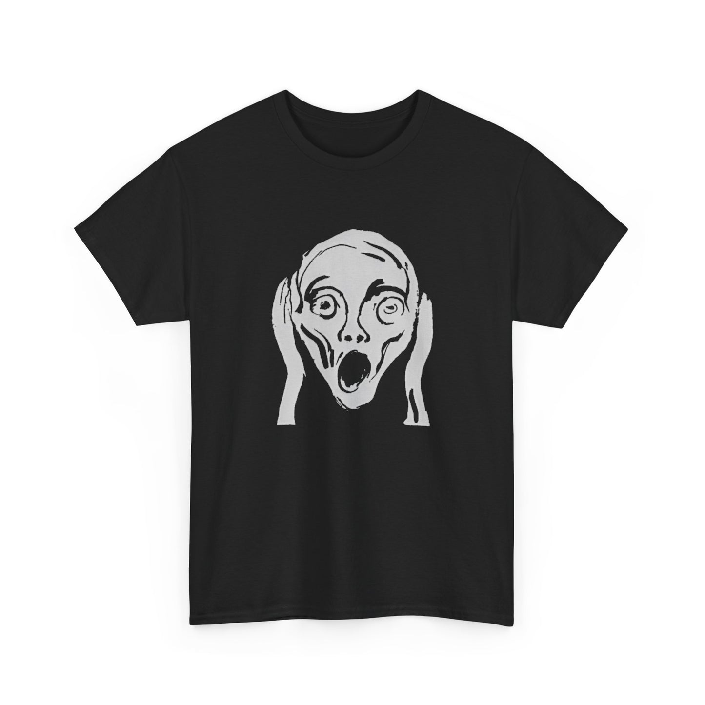 late 1800s edvard munch's scream undated drawing tshirt