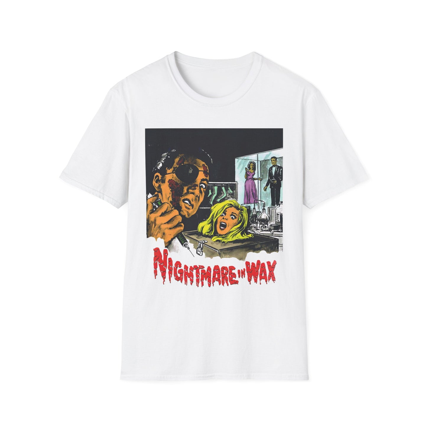 1969 movie poster tshirt nightmare in wax