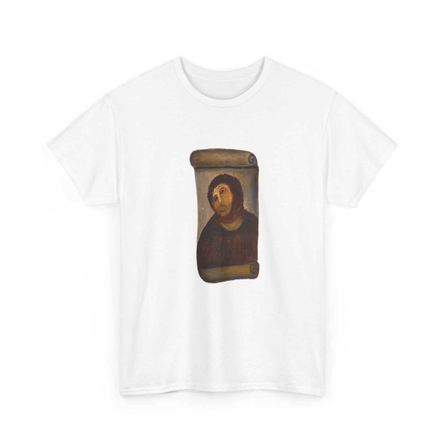 ecce homo botched restoration tshirt behold the monkey tshirt