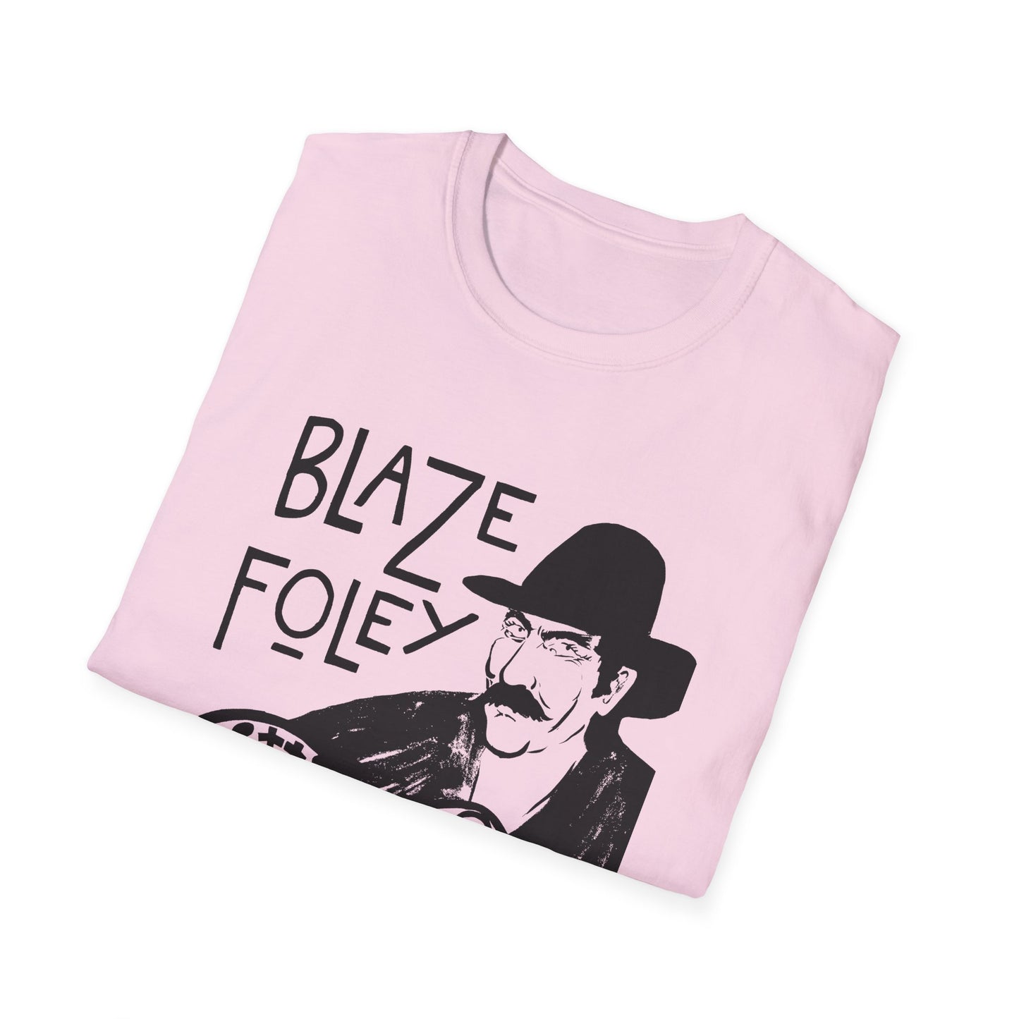 blaze foley sittin' by the road black stencil fan art tshirt