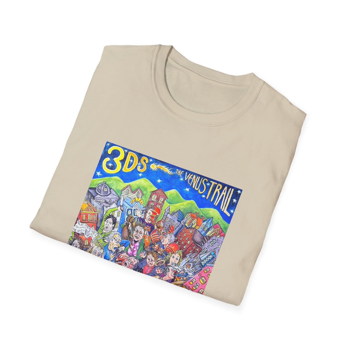 the 3d's 1993 the venus trail album tshirt