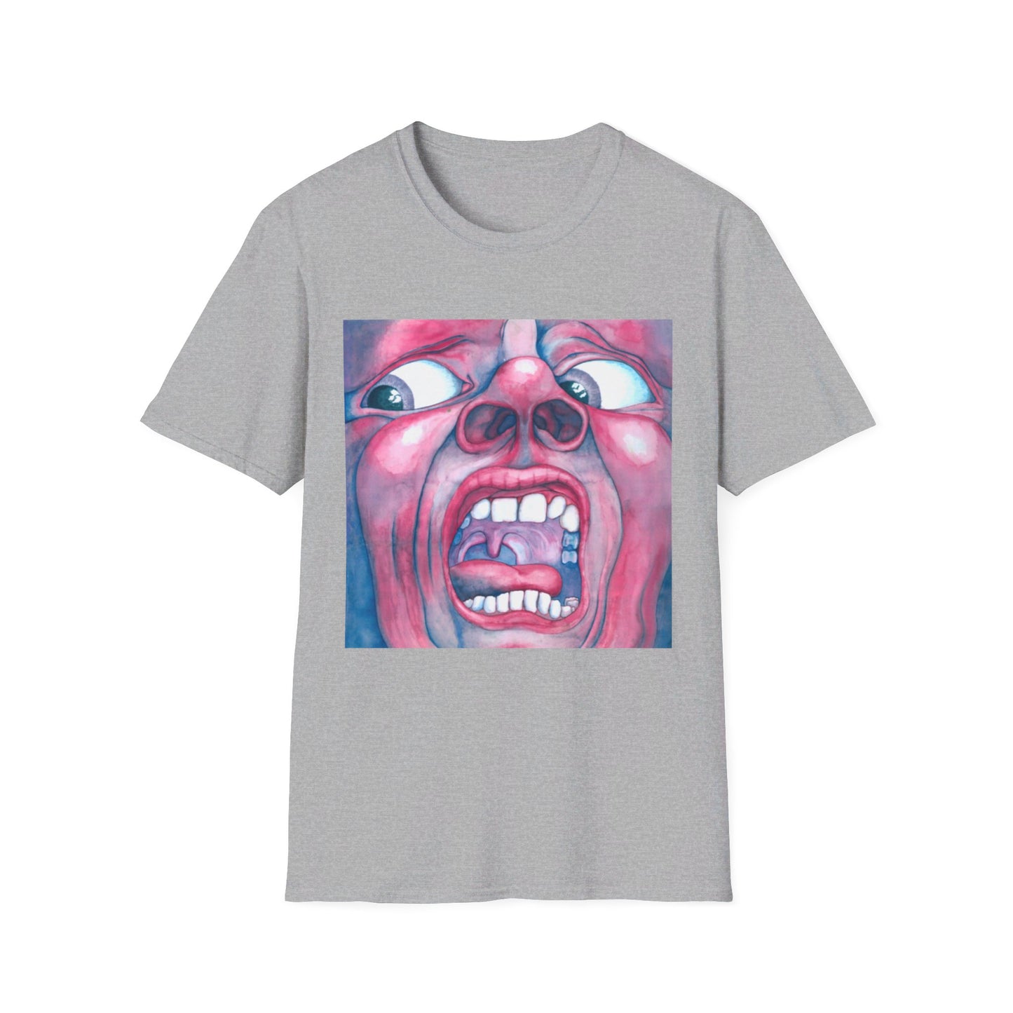 king crimson in the court of the crimson king 1969 album cover tshirt