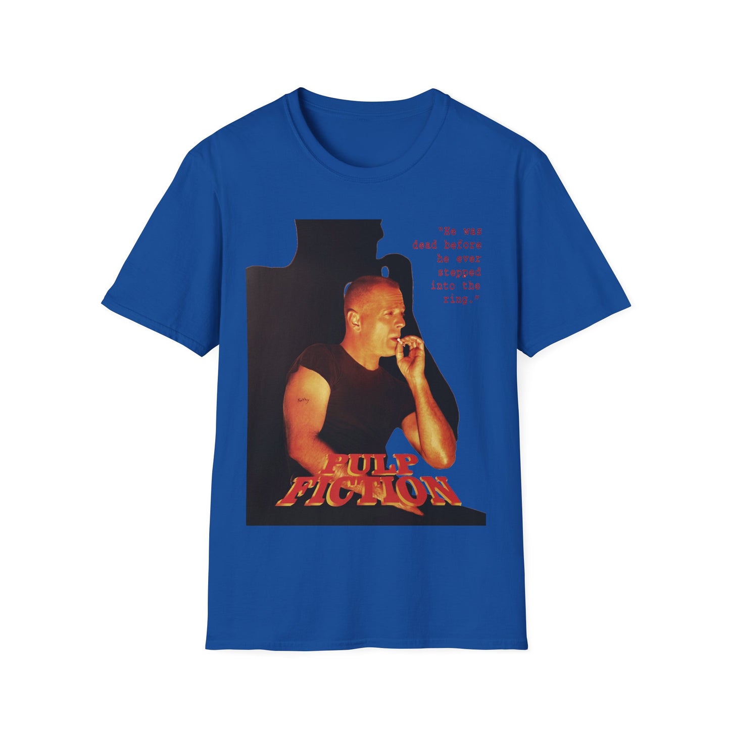 bruce willis pulp fiction the boxer tshirt